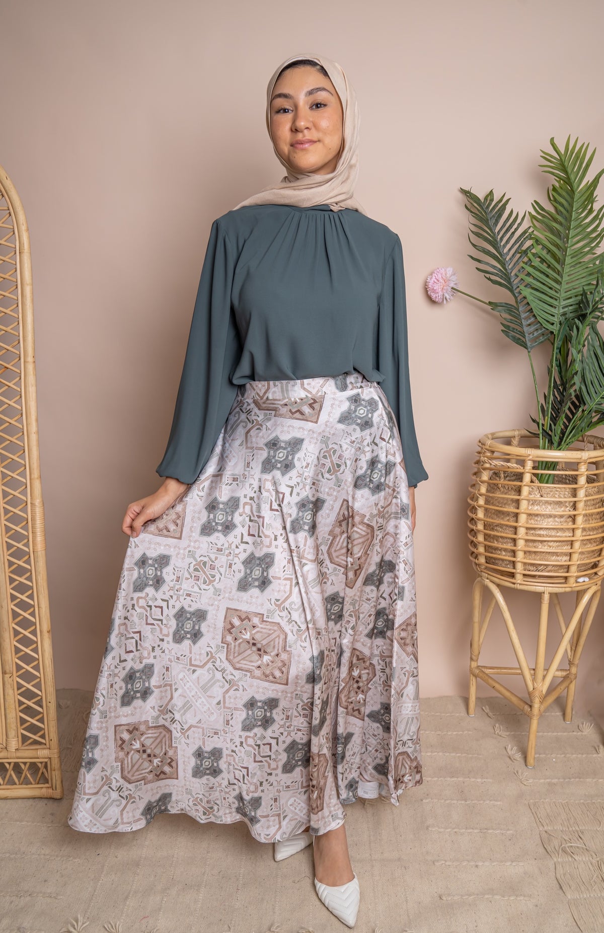 Teal Cathy Blouse