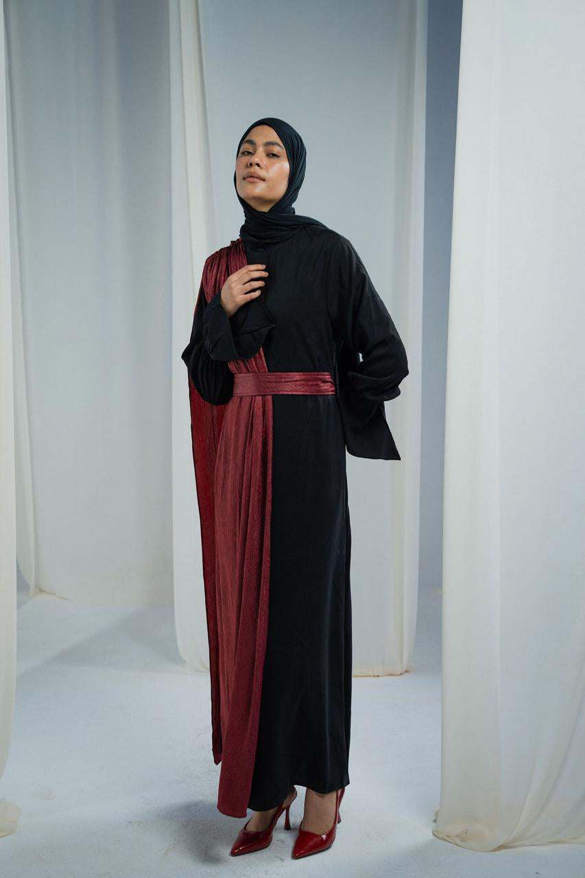 Black Sham Abaya