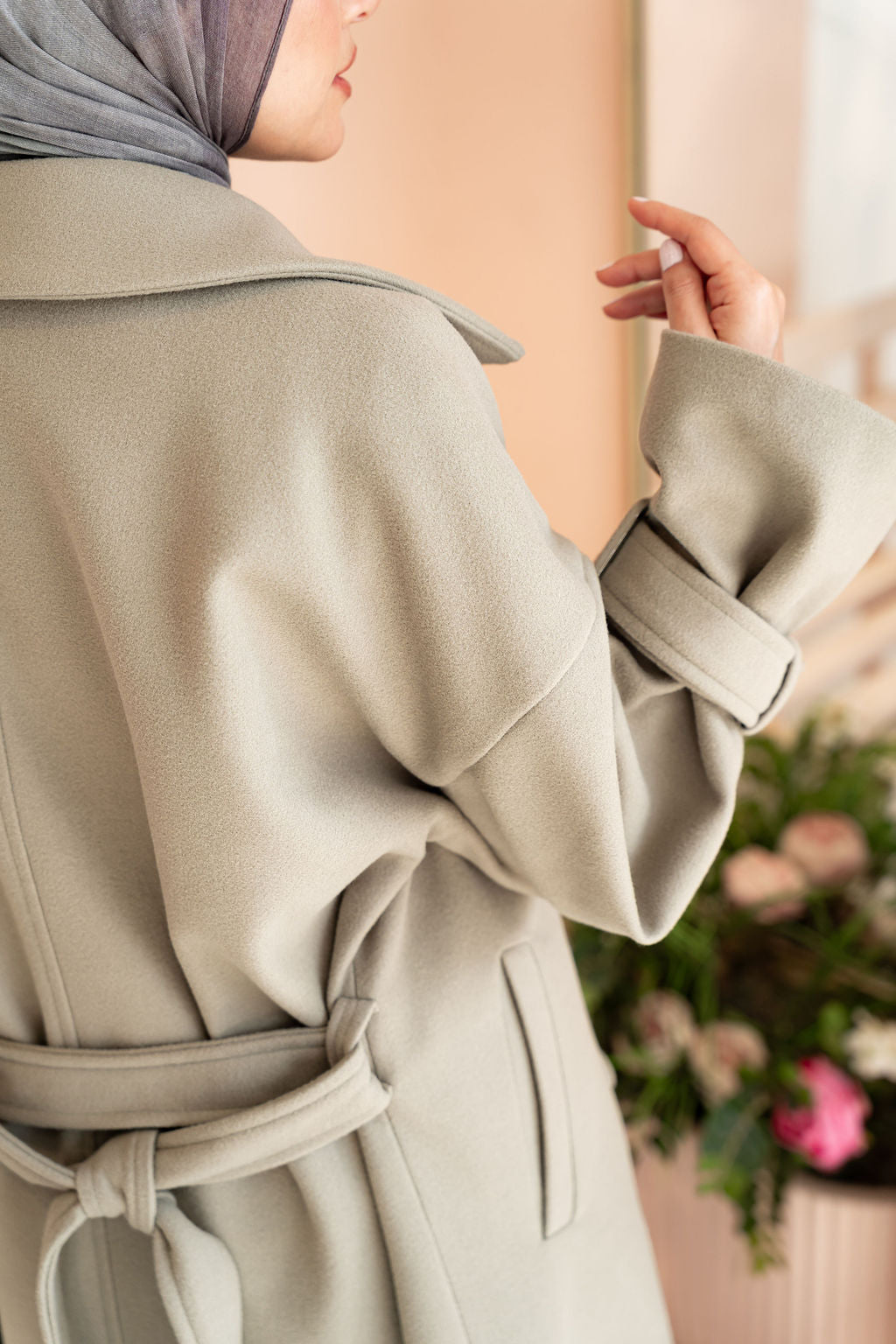 Sage Rue Trench Coat