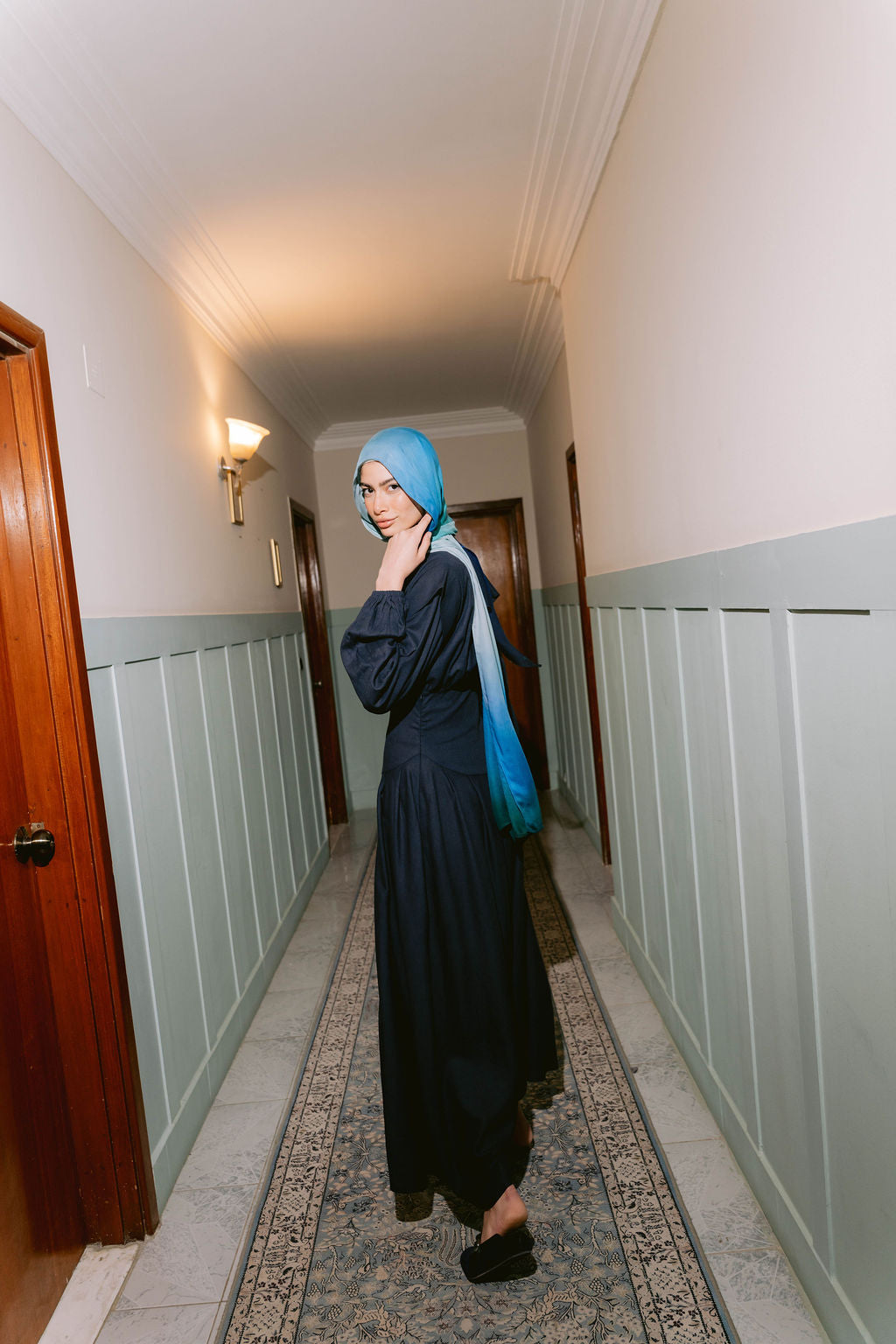 Midnight Genoa Dress