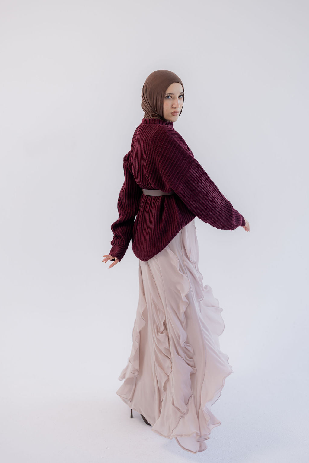 Beige Muse Skirt