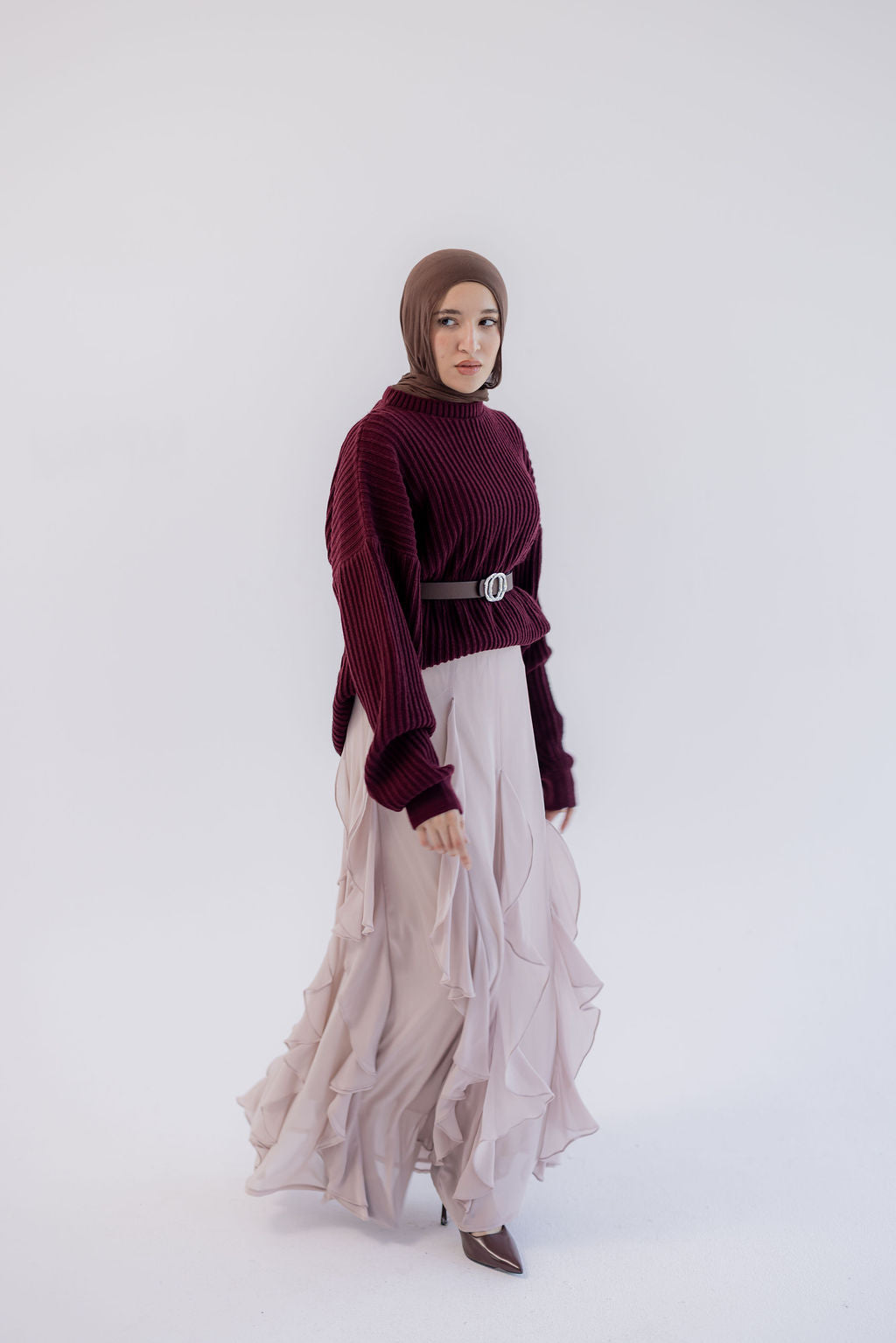 Beige Muse Skirt
