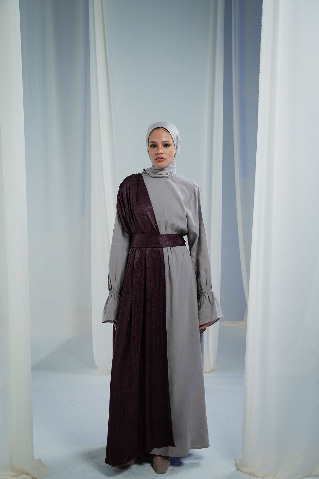 Greige Sham Abaya
