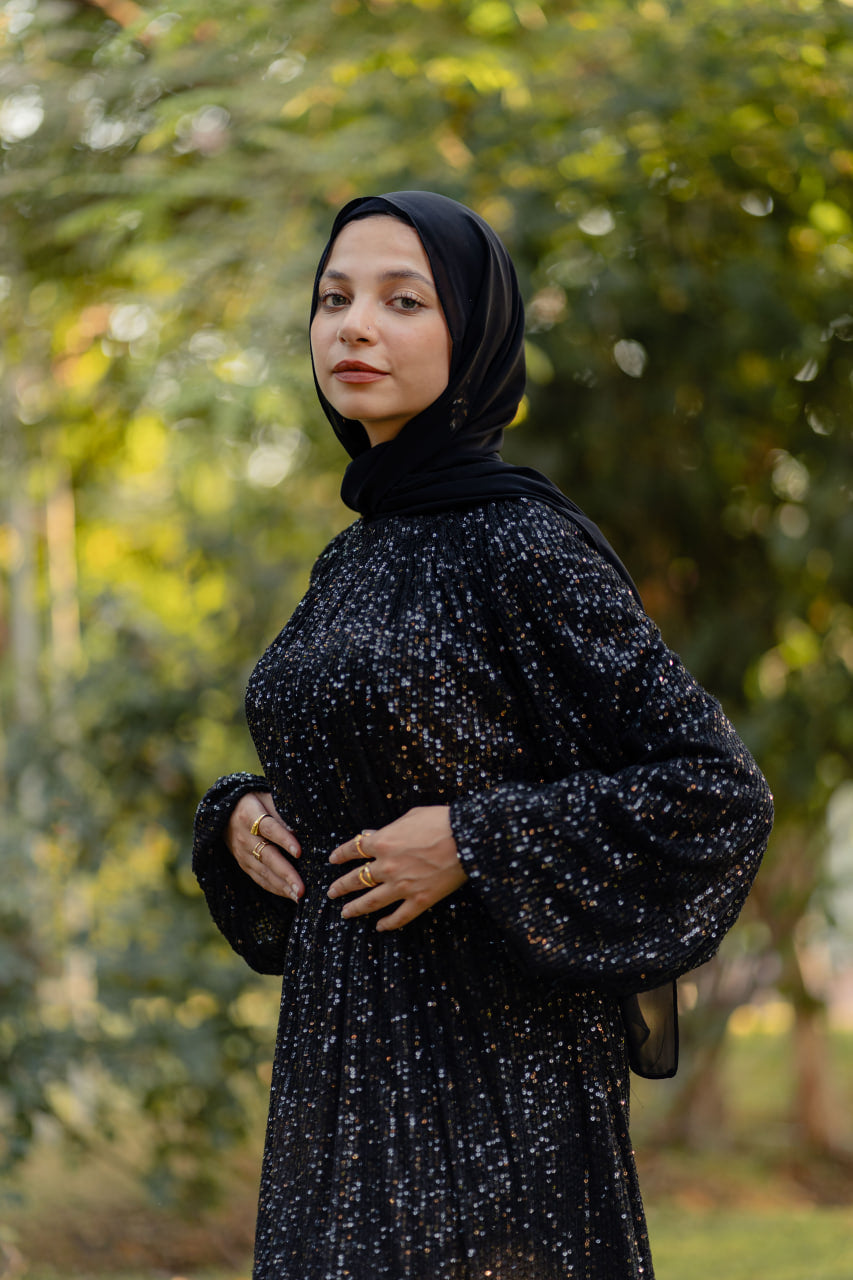 Black Bling Bling Dress