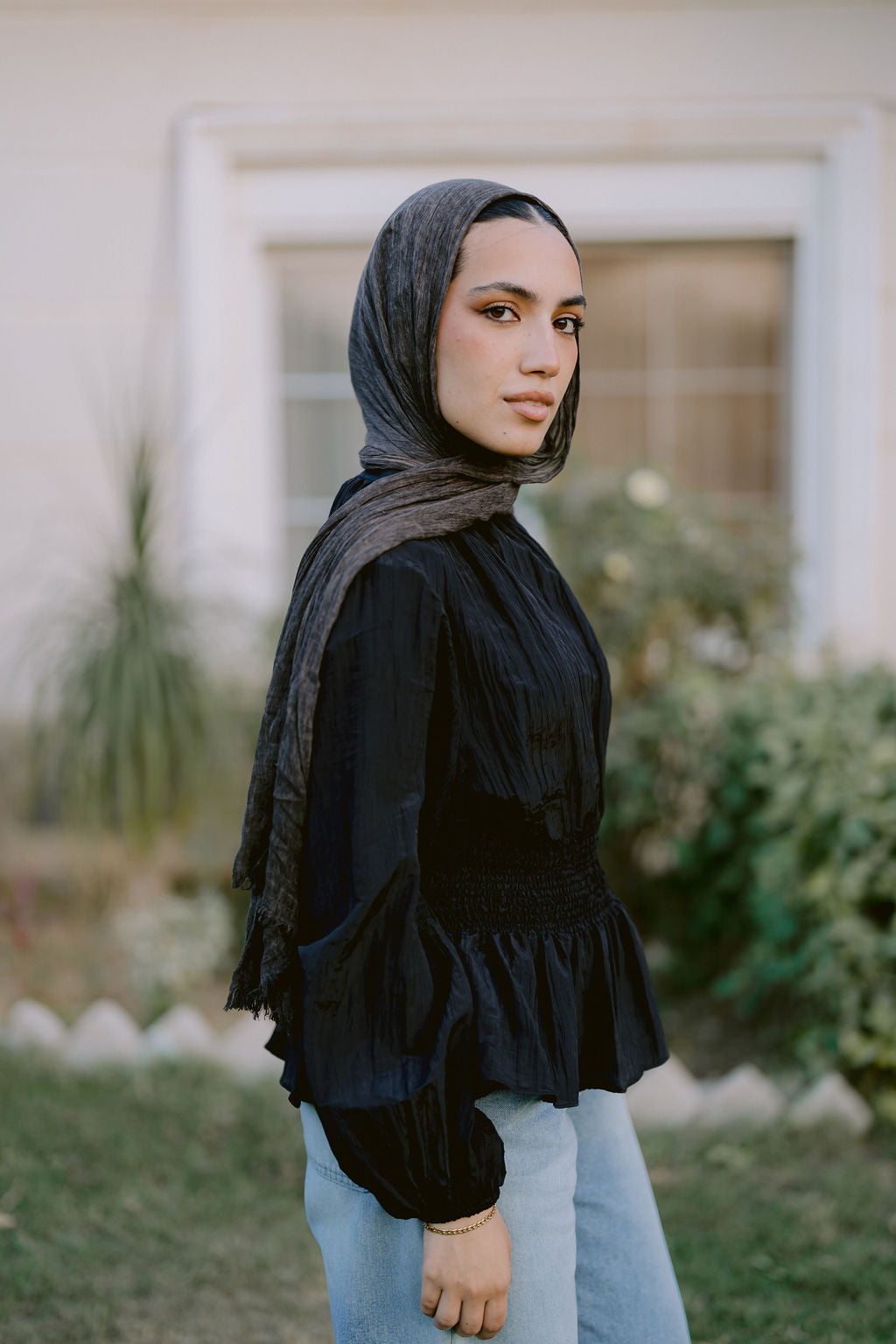 Black Candlelight Blouse