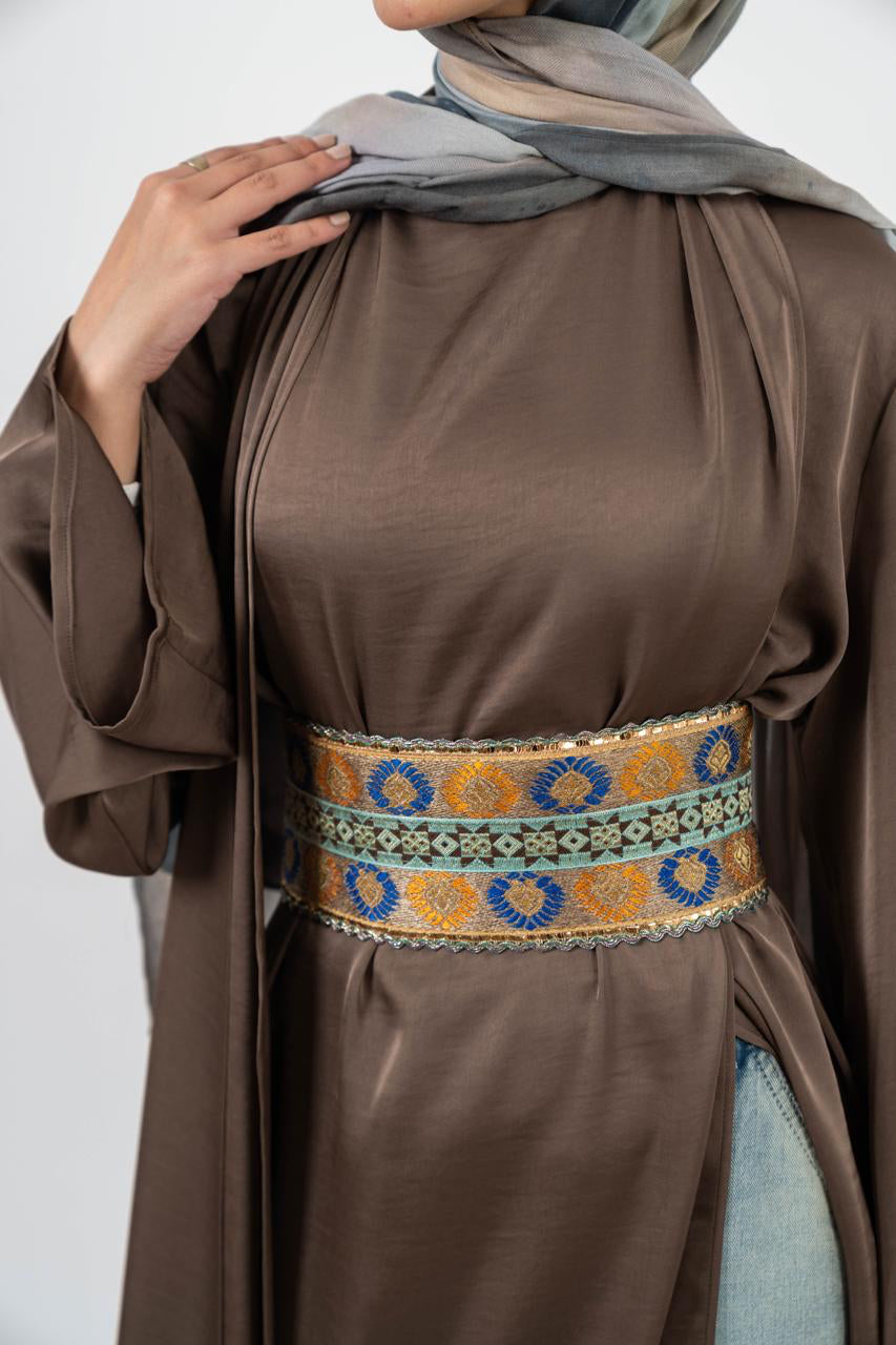 Mocha Beisan Kimono
