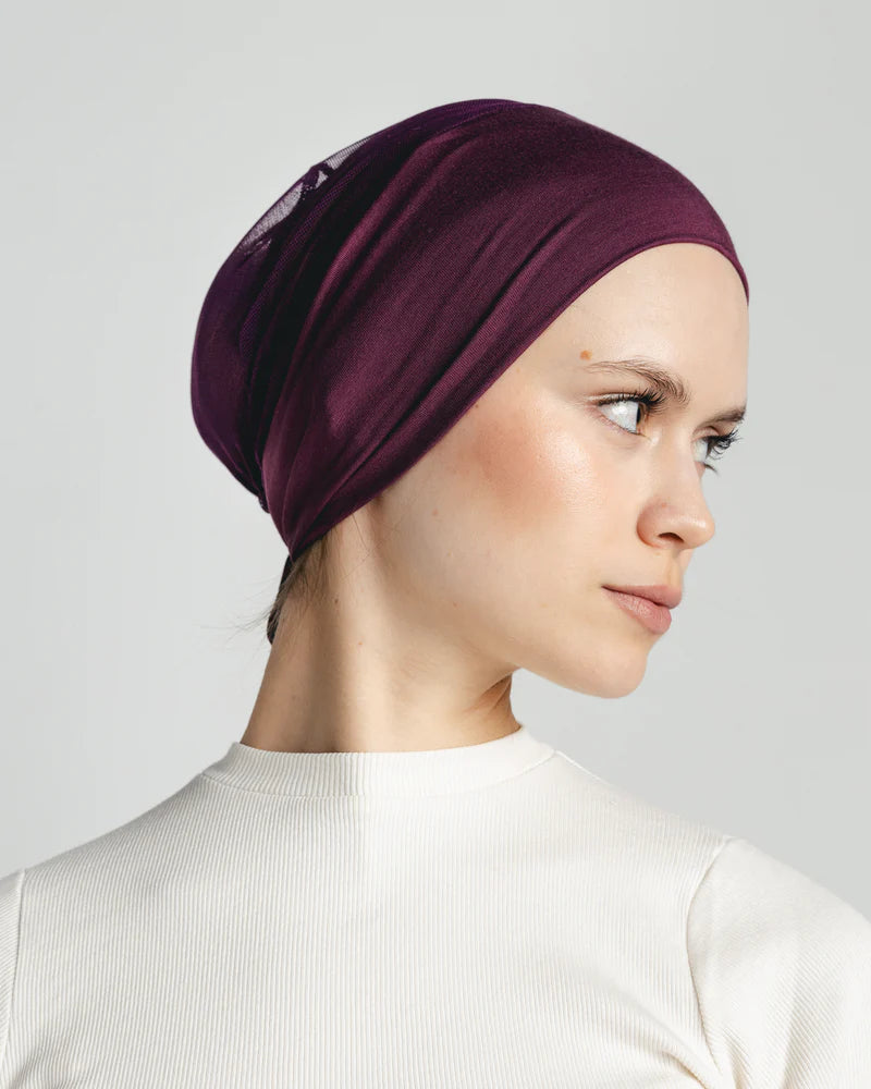 Plum Aura Mesh Bandana