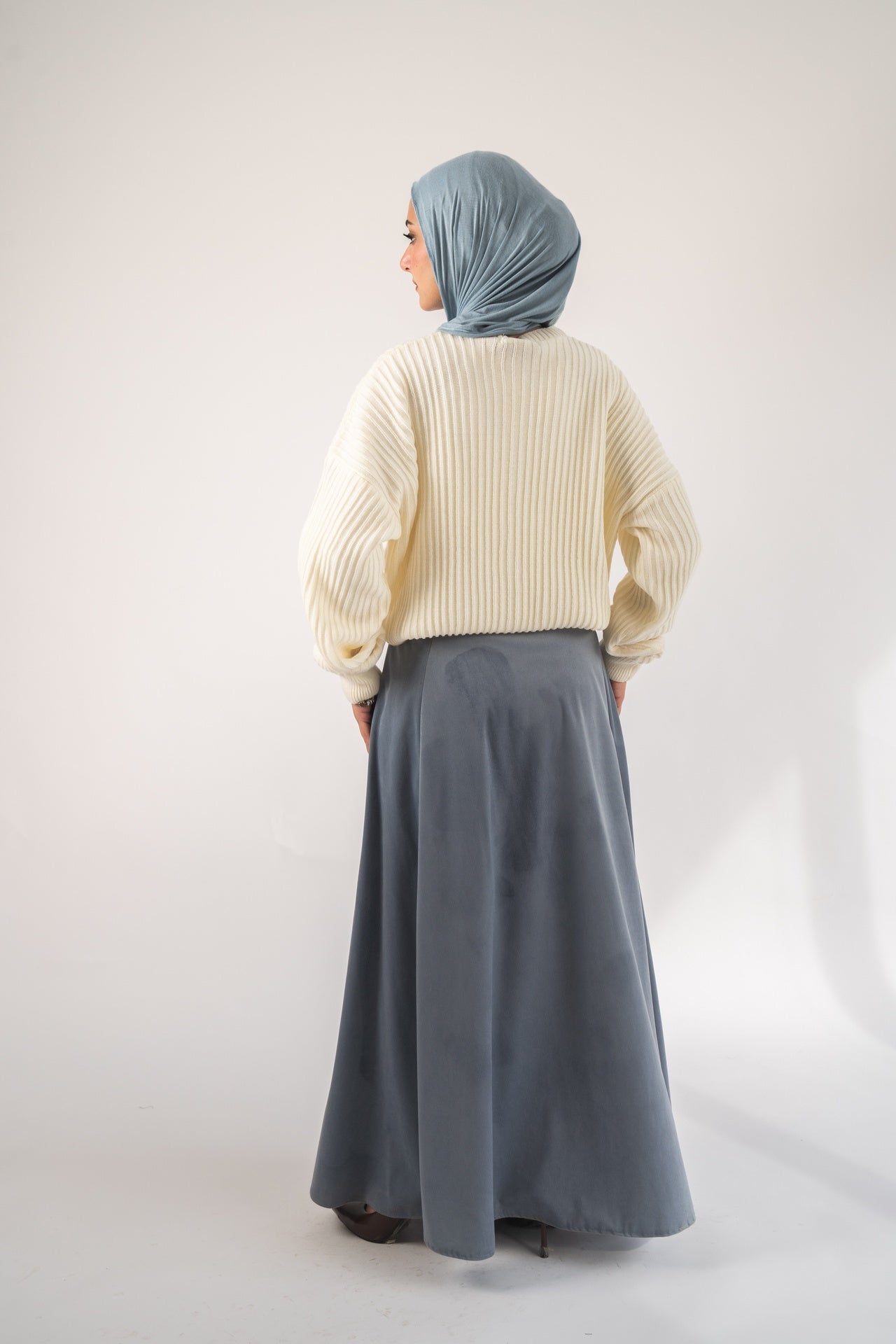 Dusty Blue Moorea Skirt