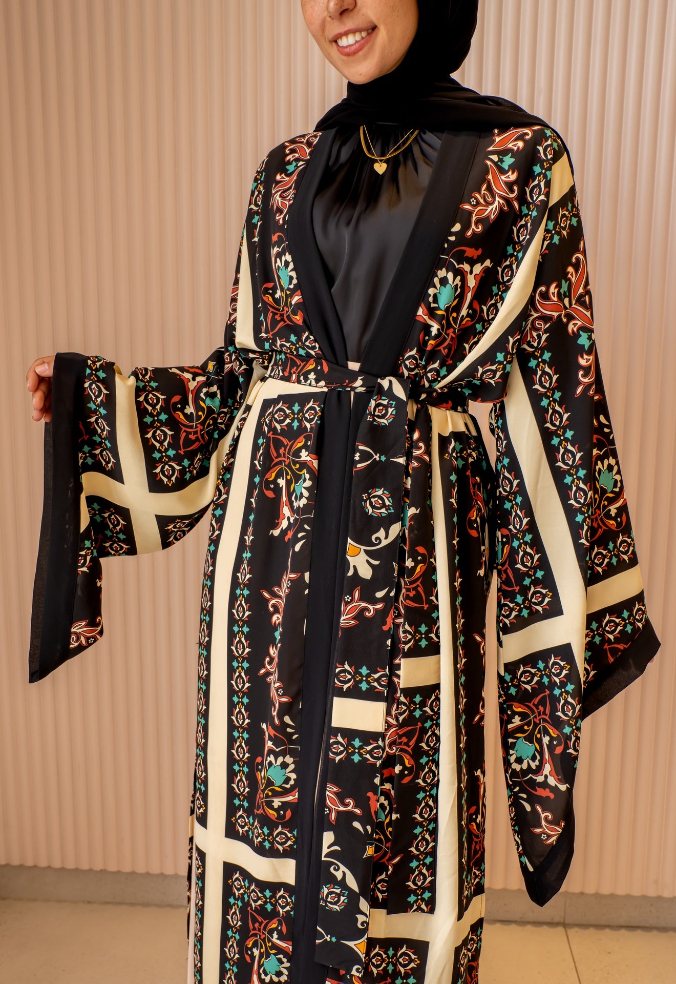 Black Alora Kimono