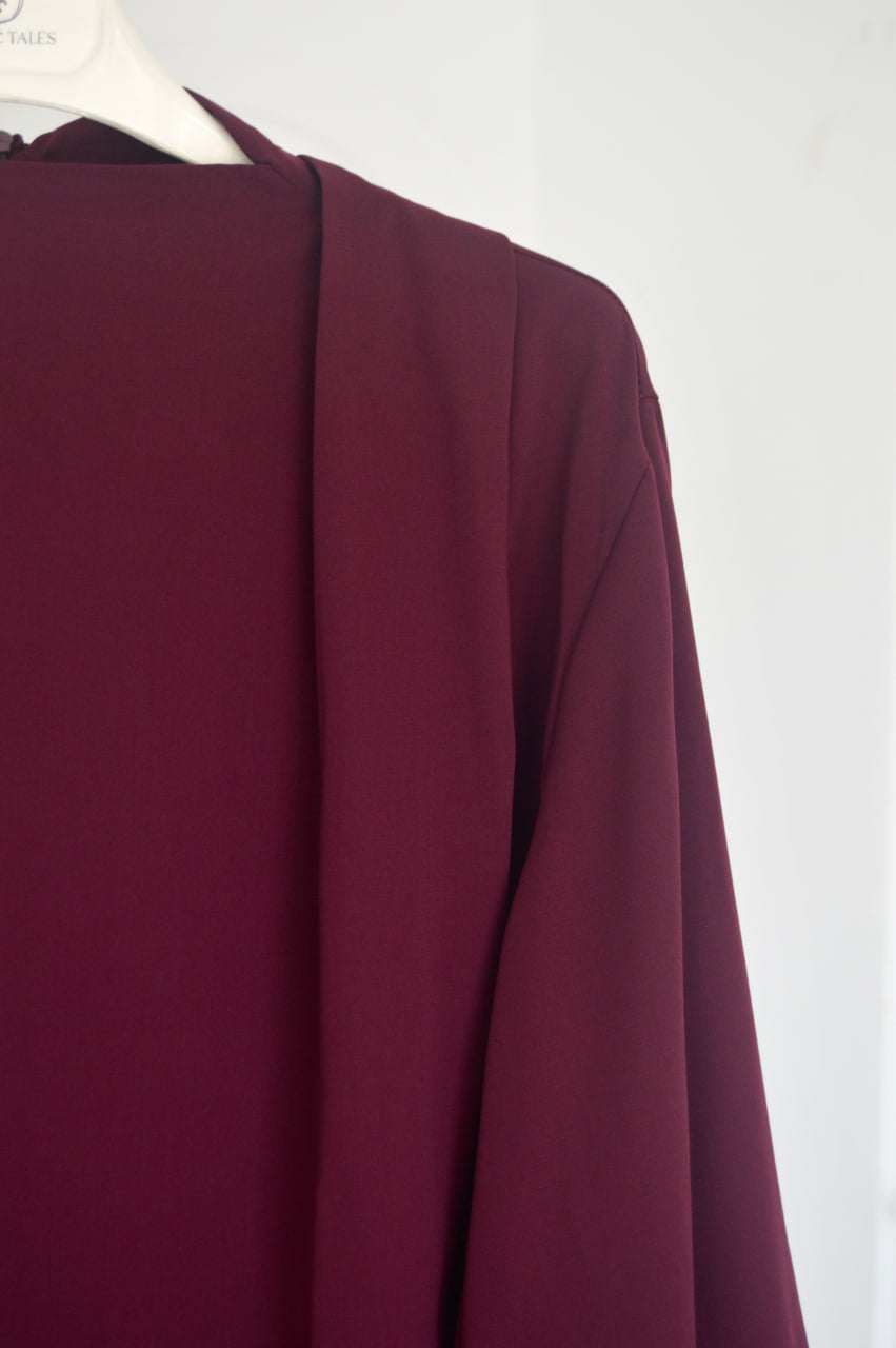 Oxblood Louvre Blouse