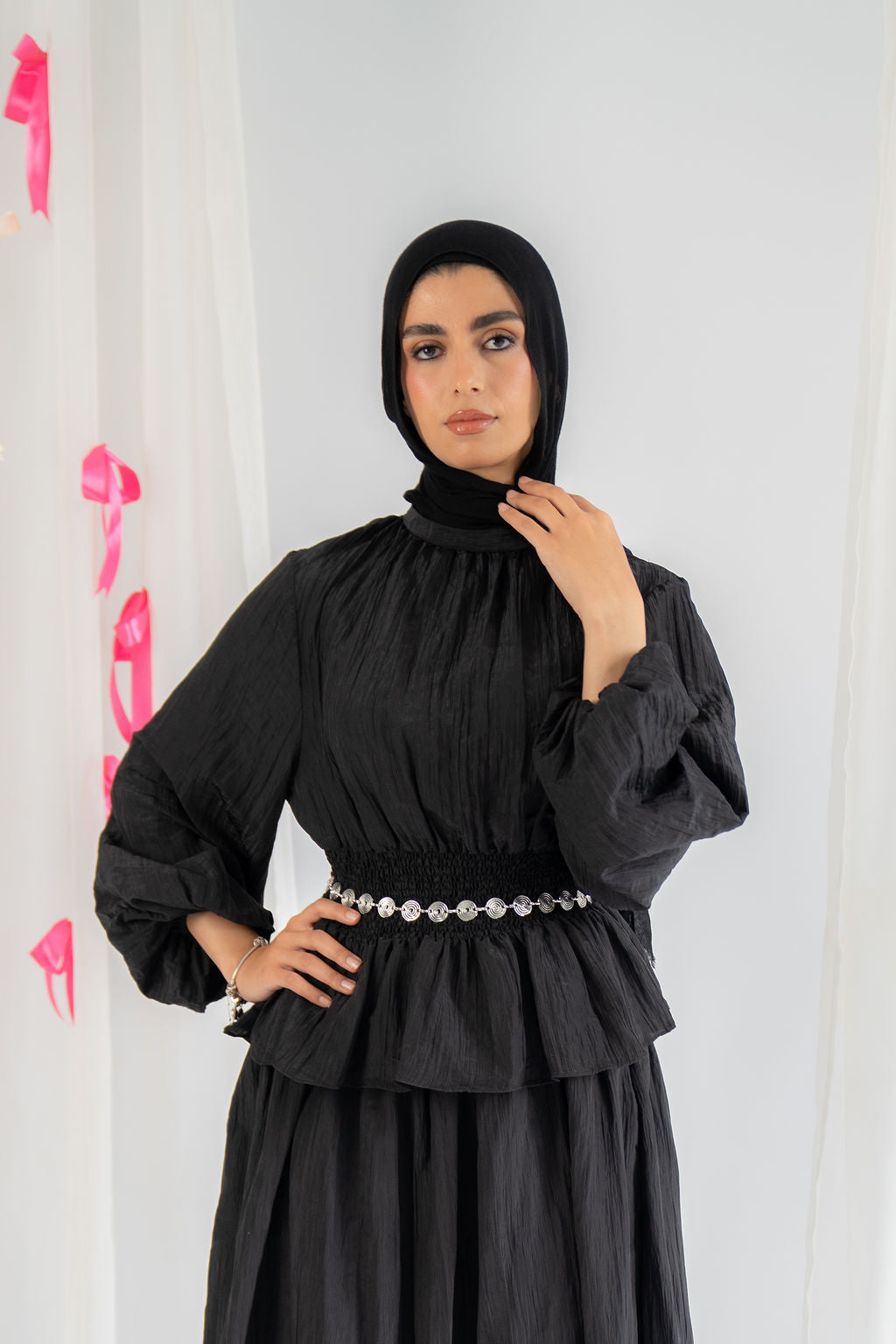 Black Candlelight Blouse