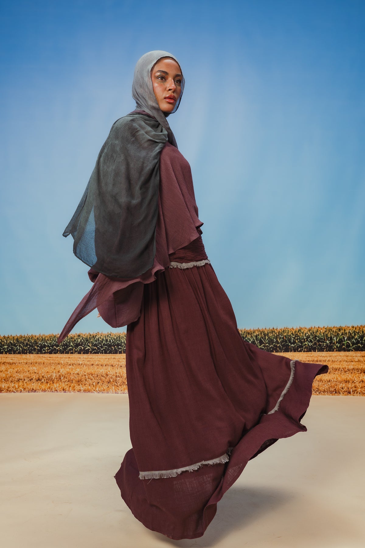 Berry Sahara Skirt