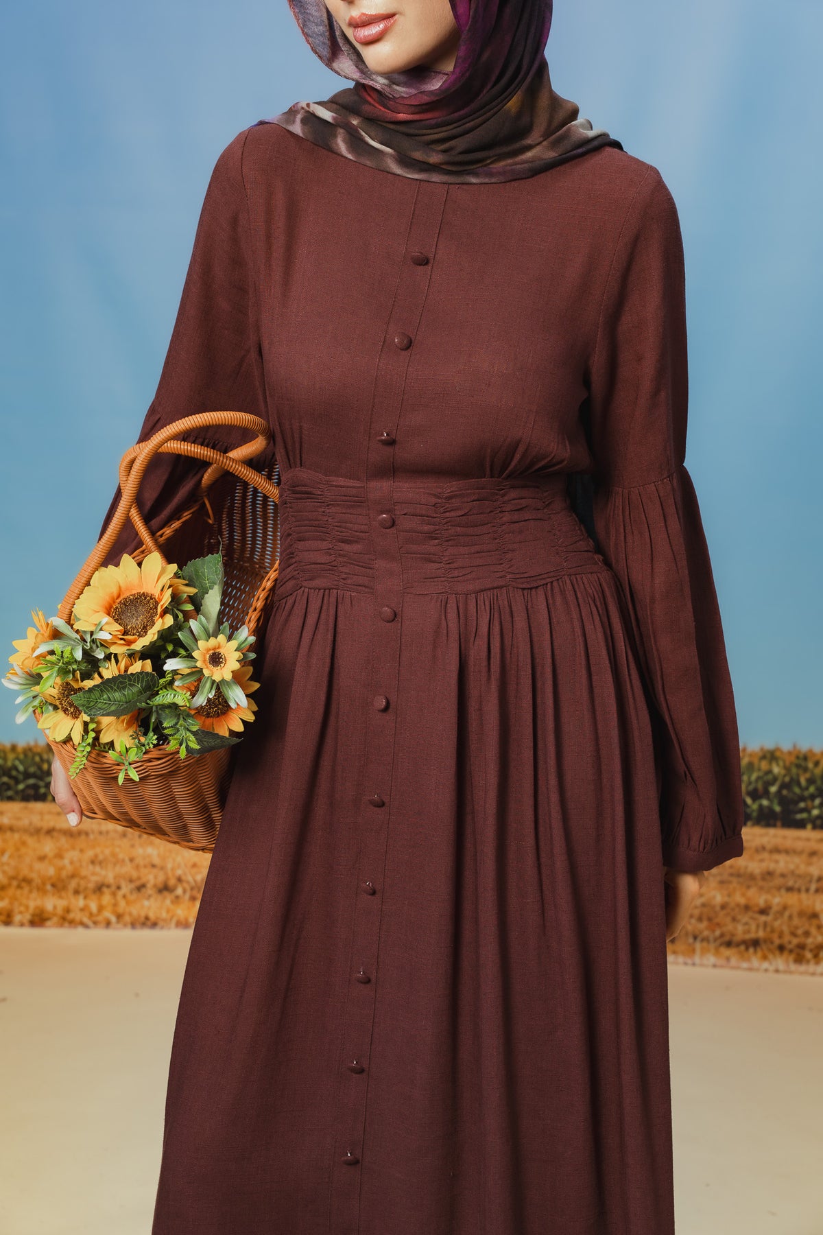 Berry Pilar Dress