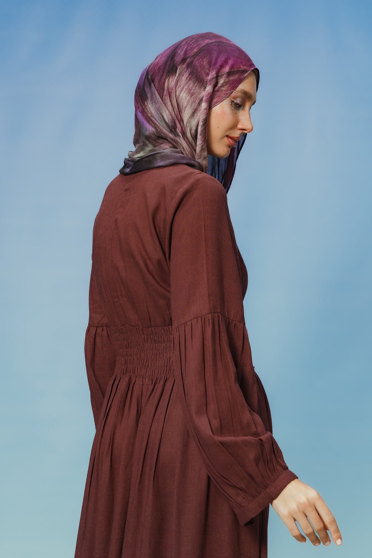 Berry Pilar Dress