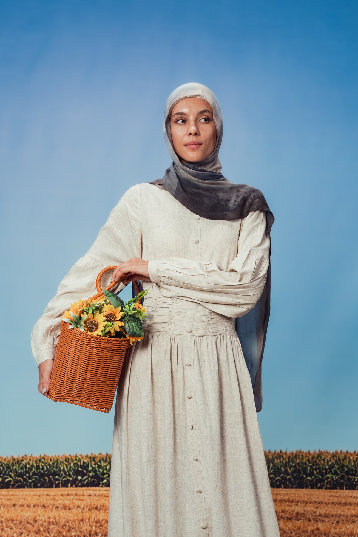 Almond Pilar Dress