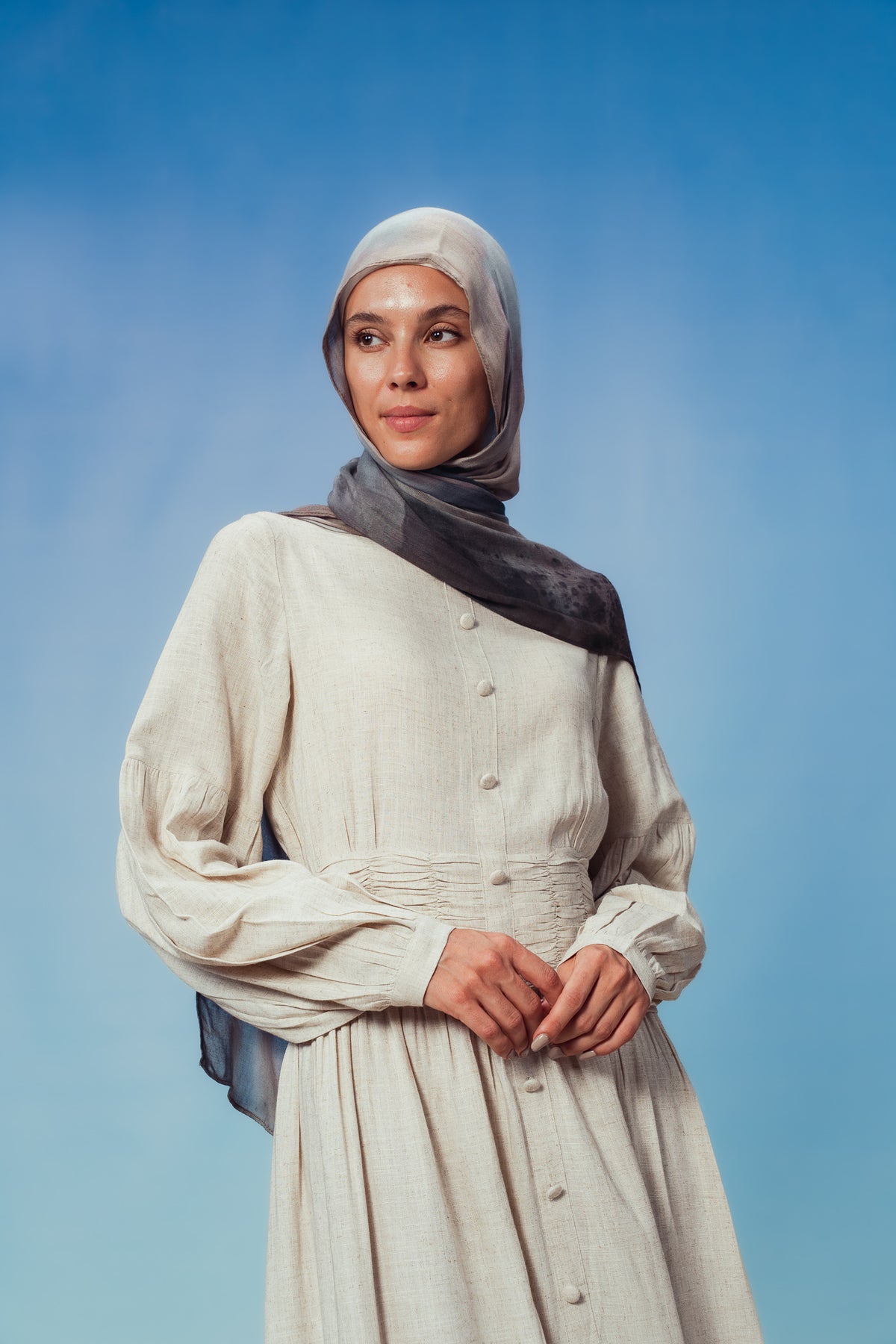 Almond Pilar Dress