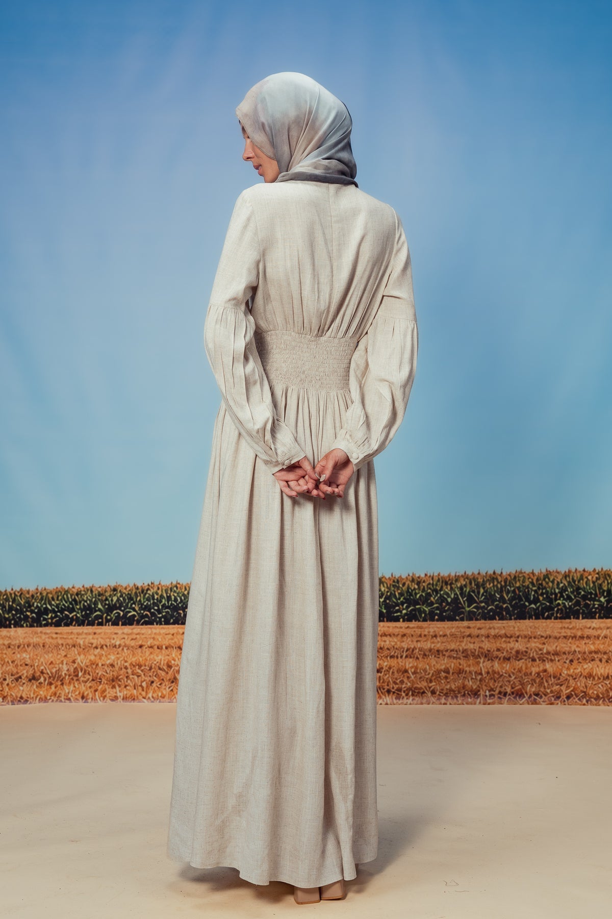Almond Pilar Dress