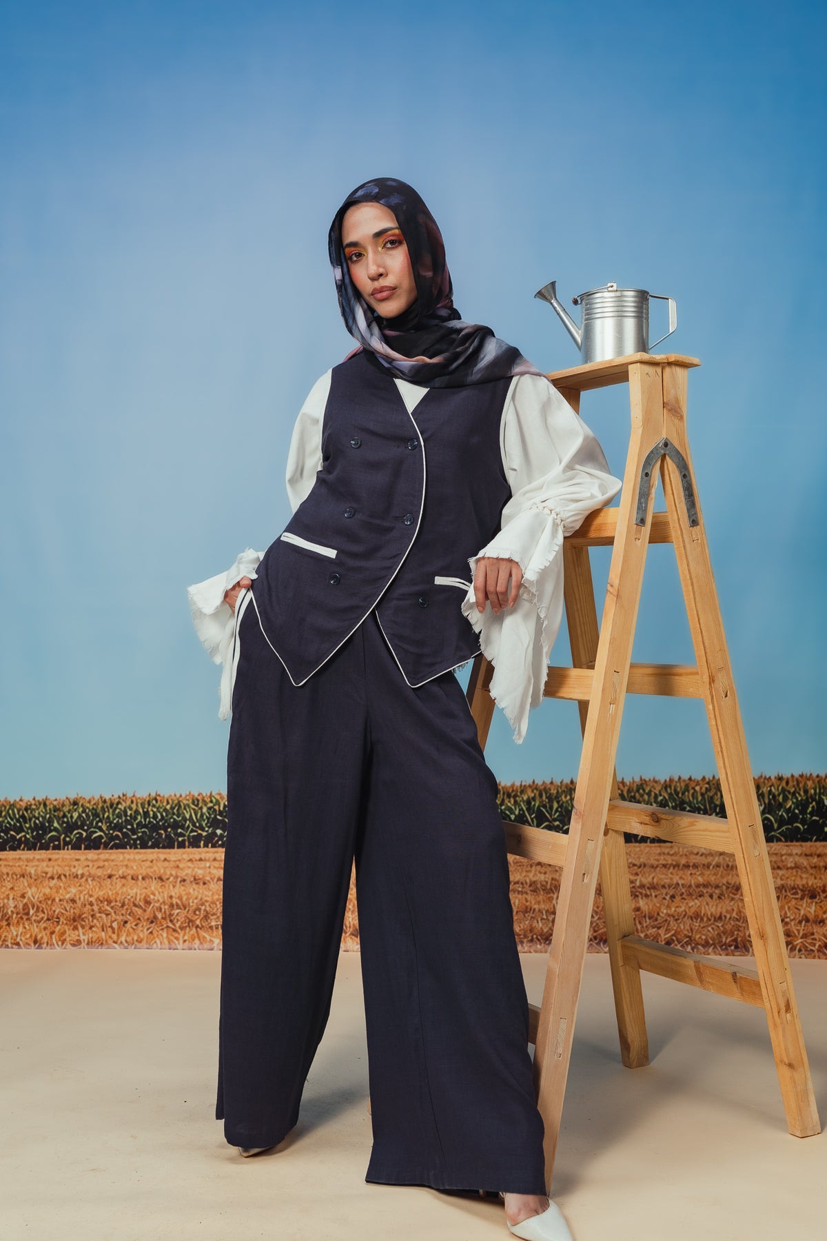 Navy Gia Pants