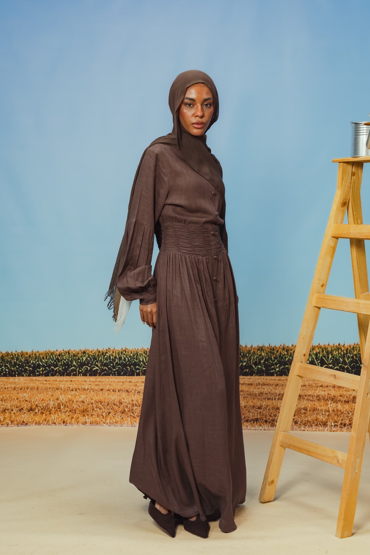 Espresso Pilar Dress