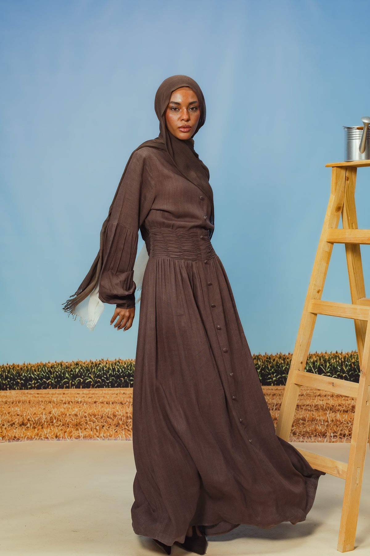 Espresso Pilar Dress