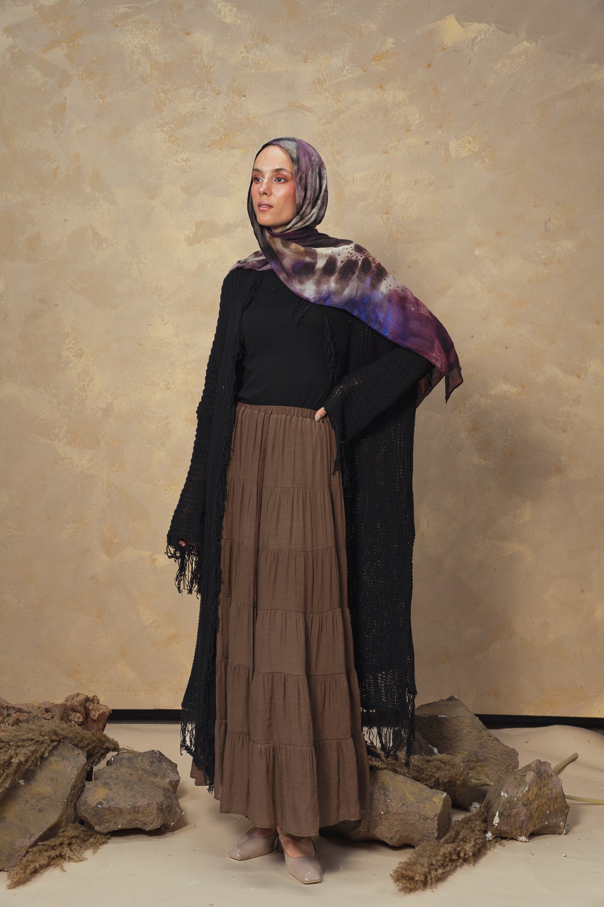 Black Rhea Cardigan