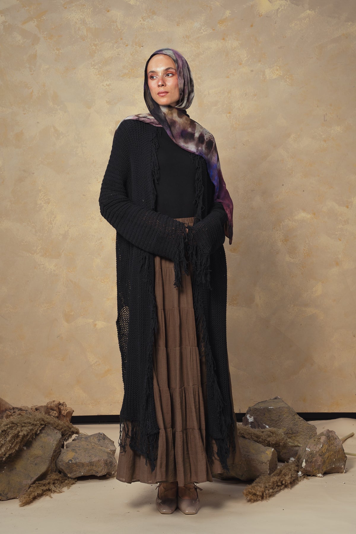 Black Rhea Cardigan