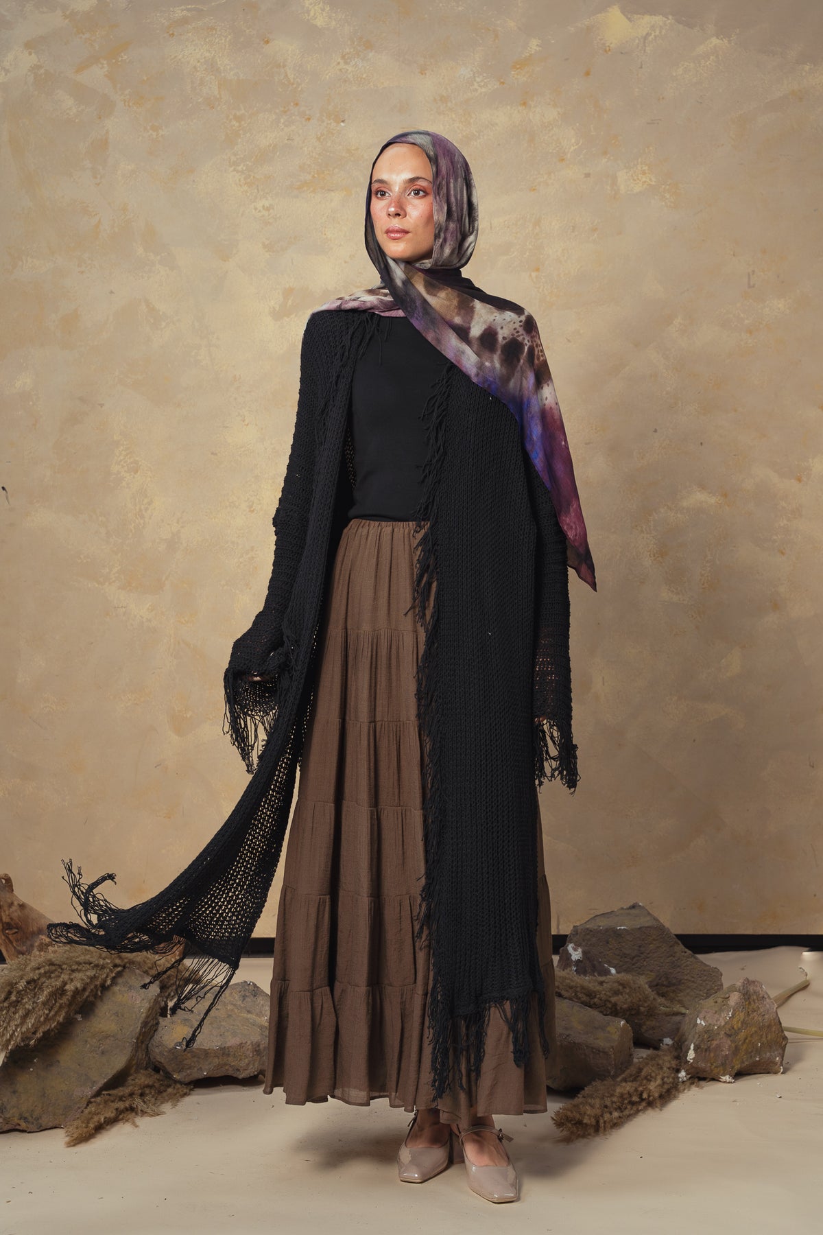 Black Rhea Cardigan