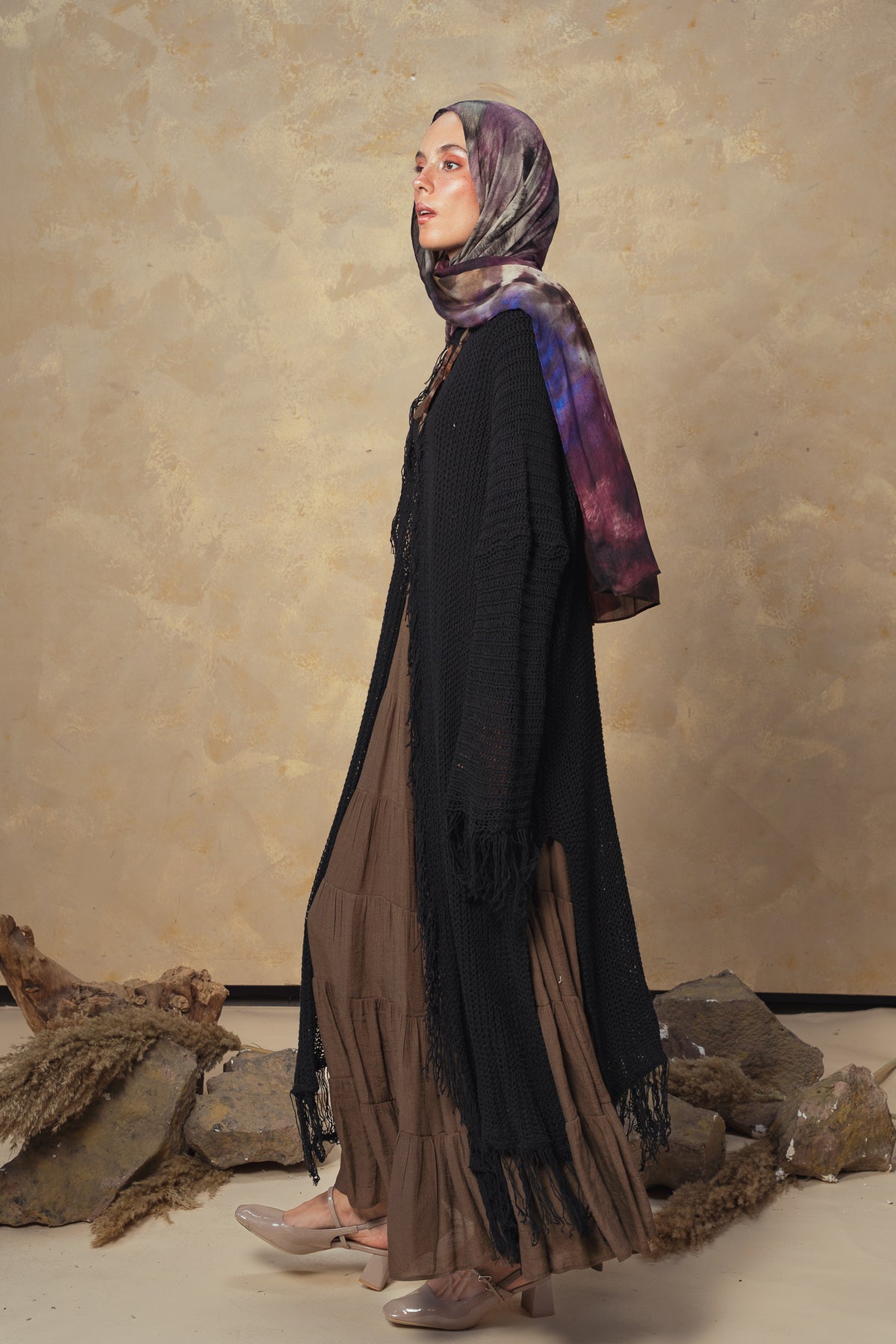 Black Rhea Cardigan