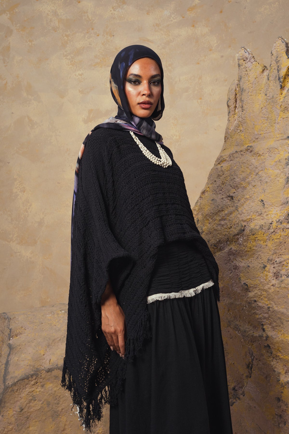 Black Verso Cape