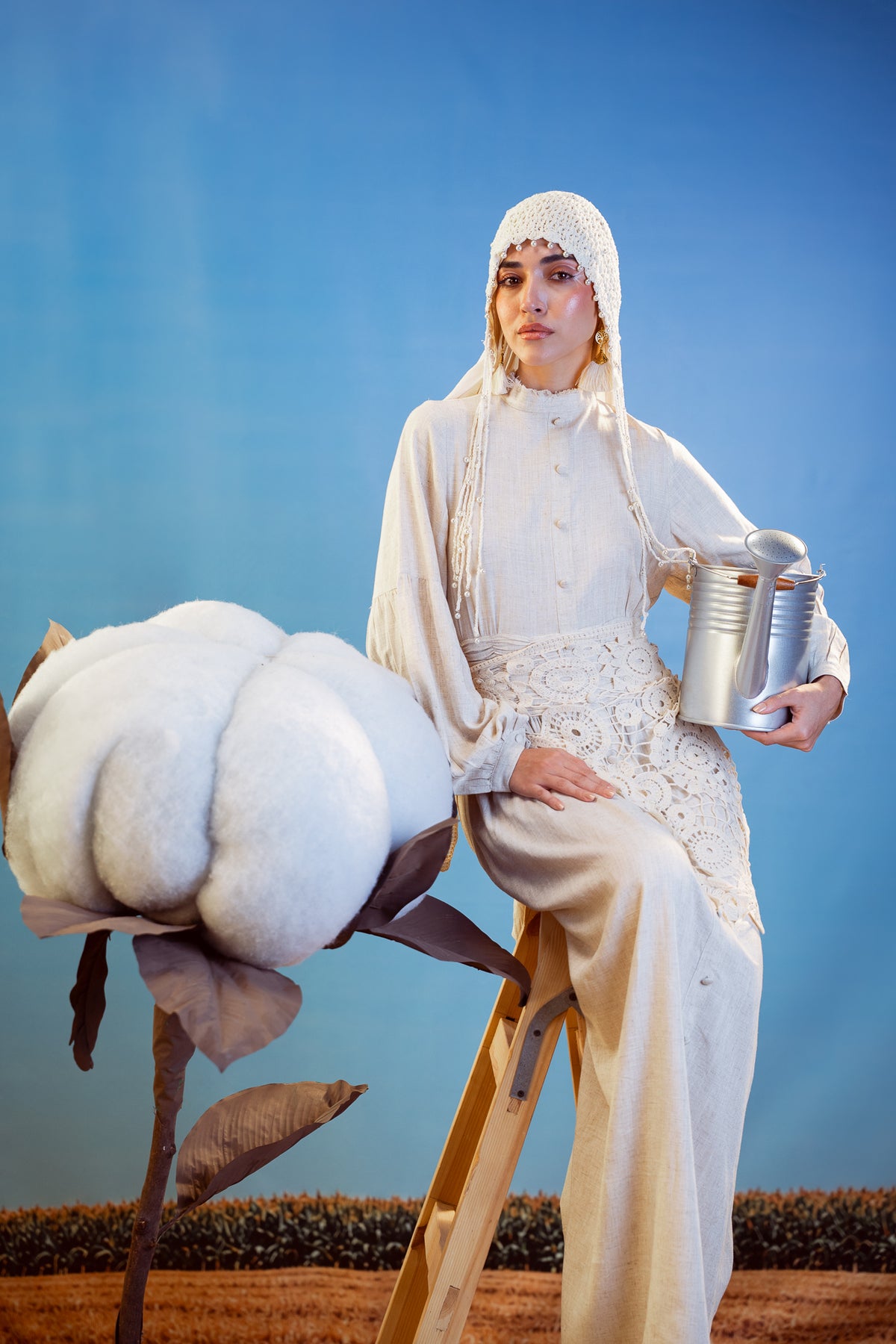 Almond Pilar Dress
