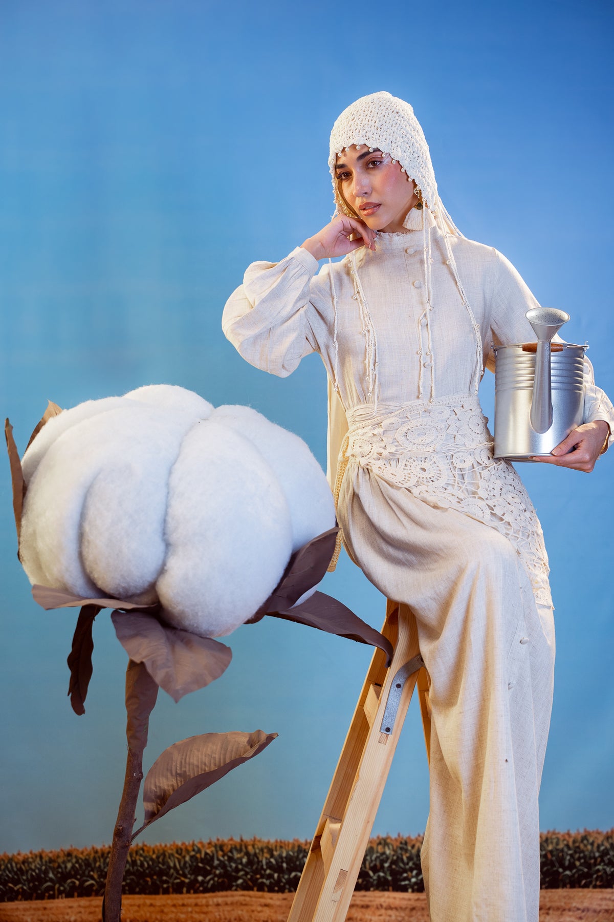 Almond Pilar Dress