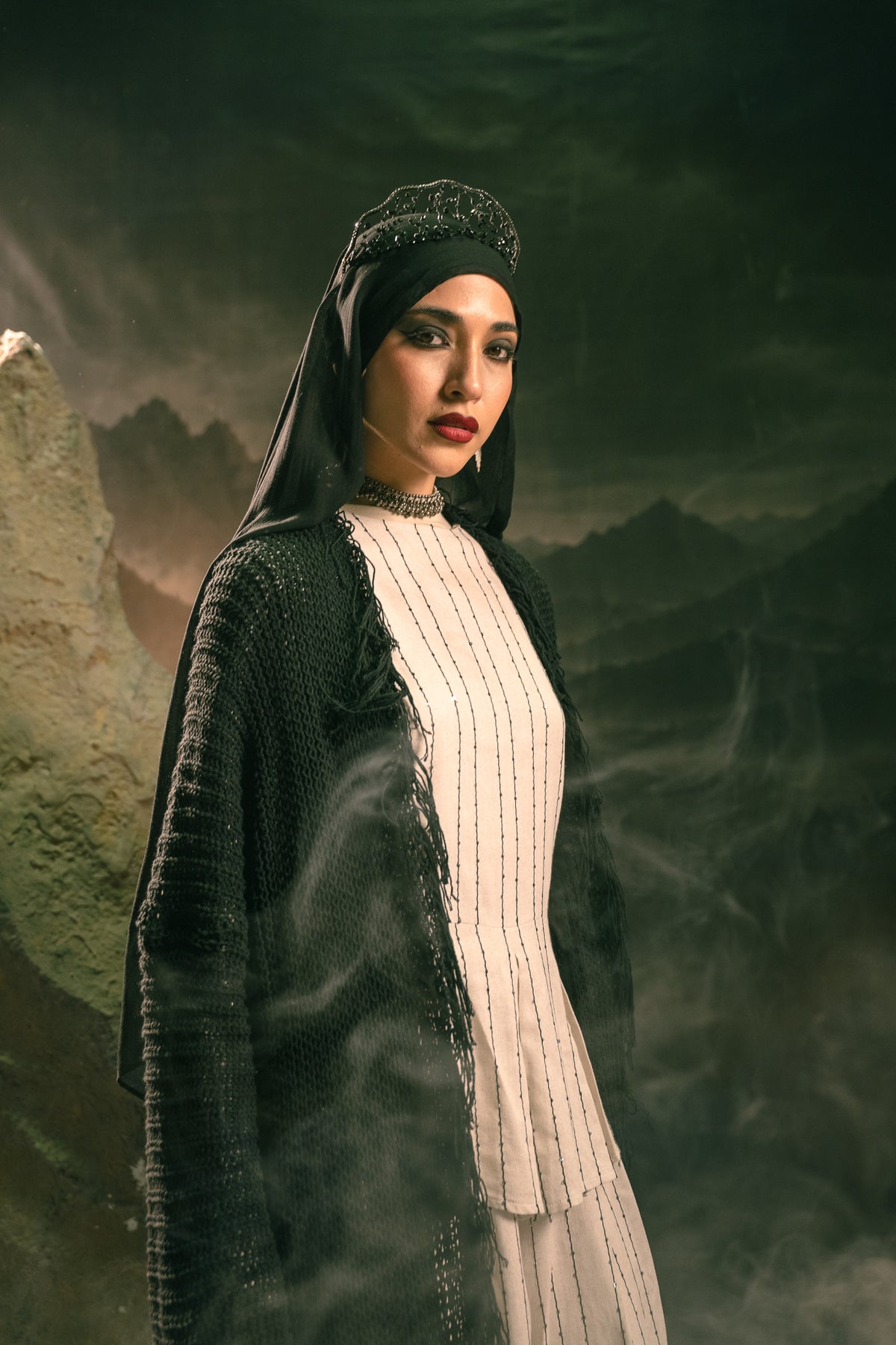 Black Rhea Cardigan
