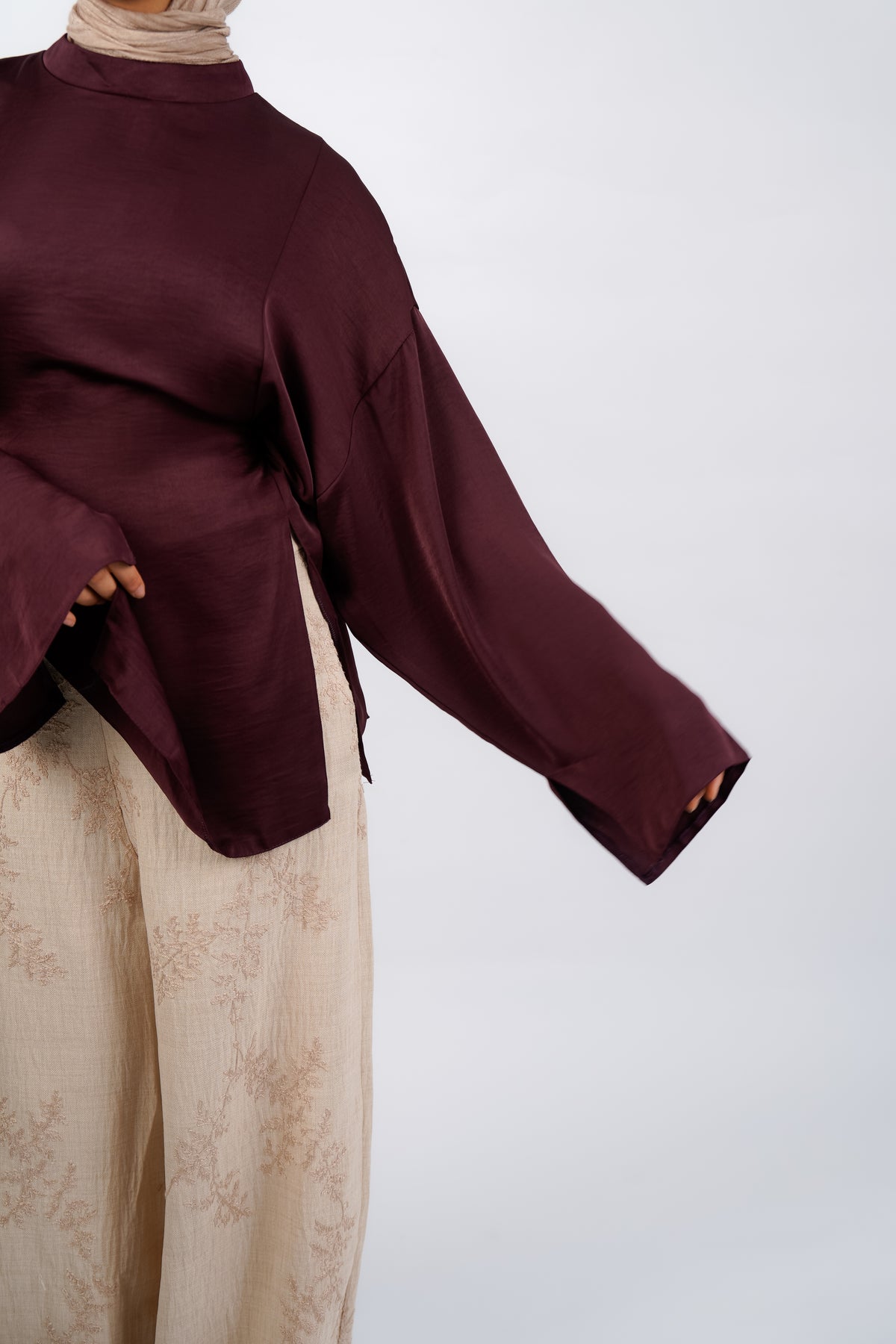 Berry Liwa Blouse
