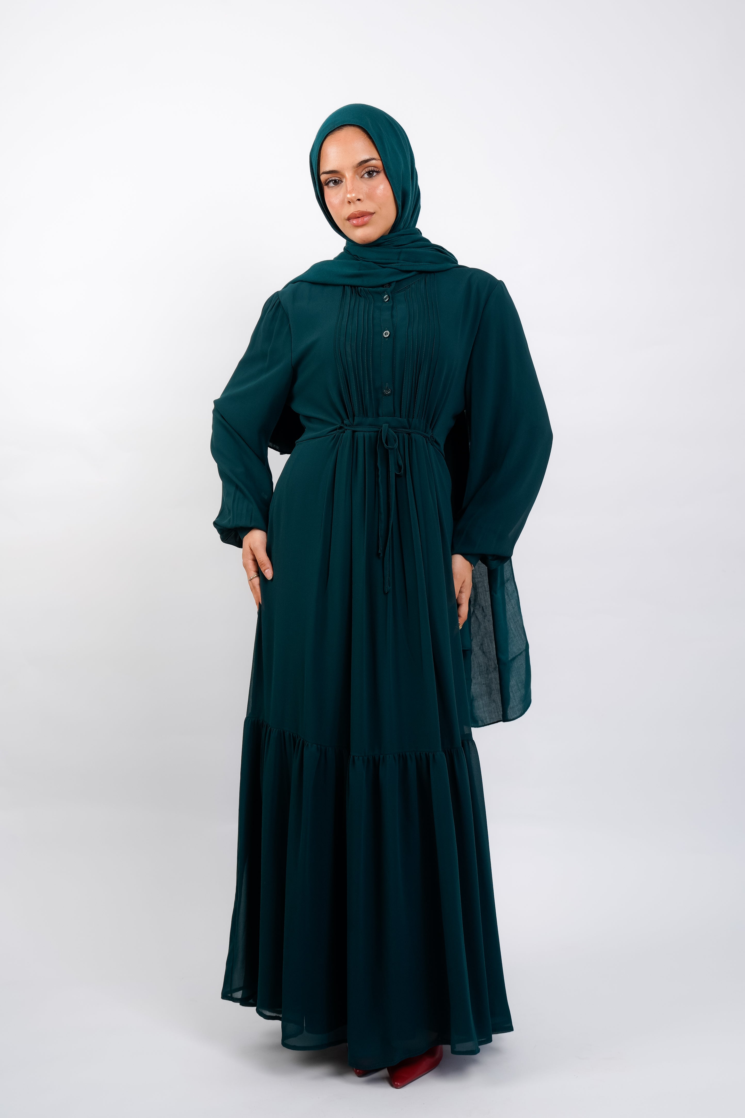 Teal Florence Dress