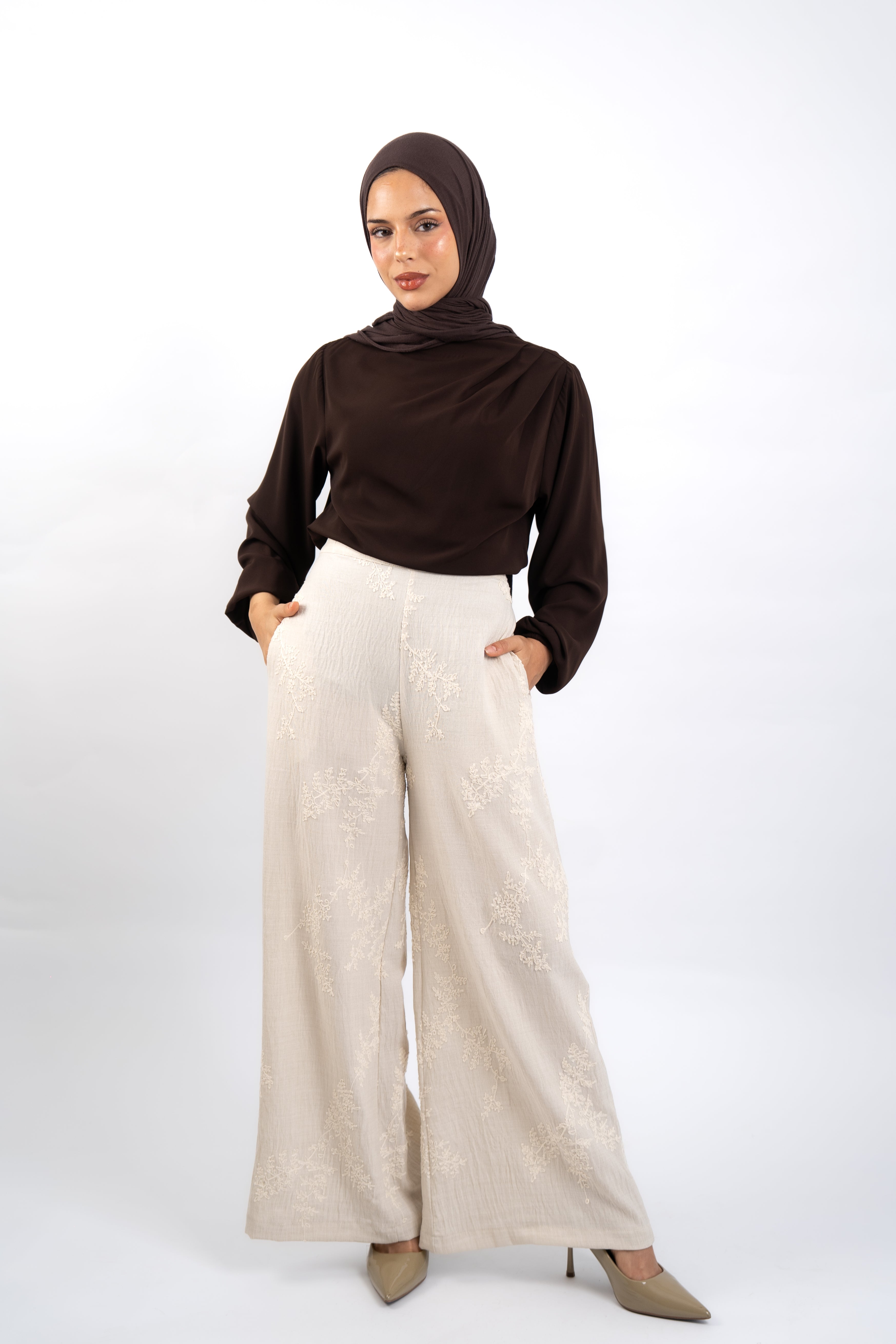 Brown Solana Blouse