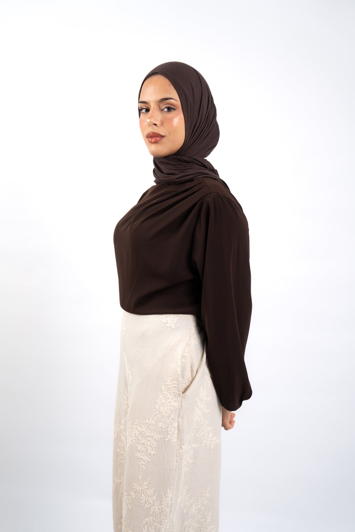 Brown Solana Blouse