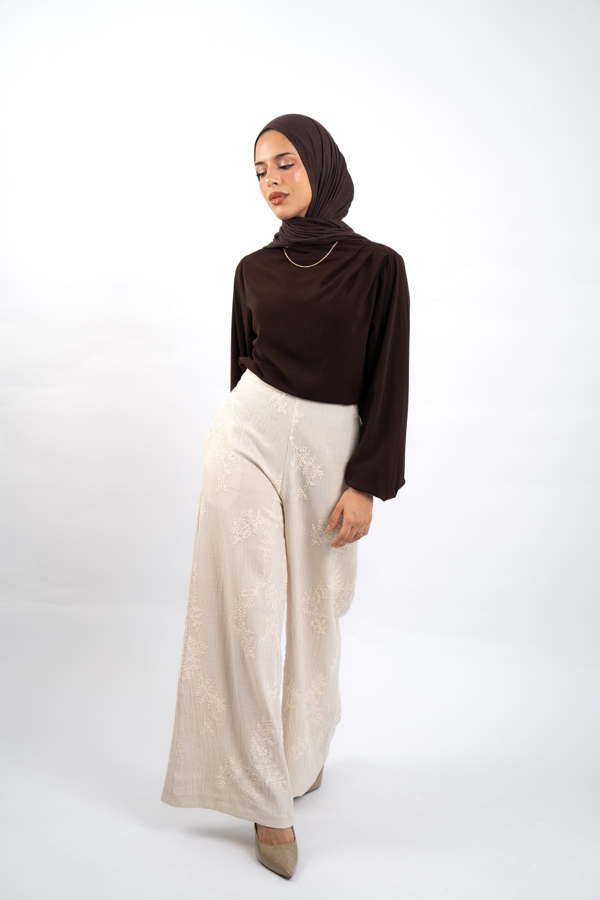 Brown Solana Blouse