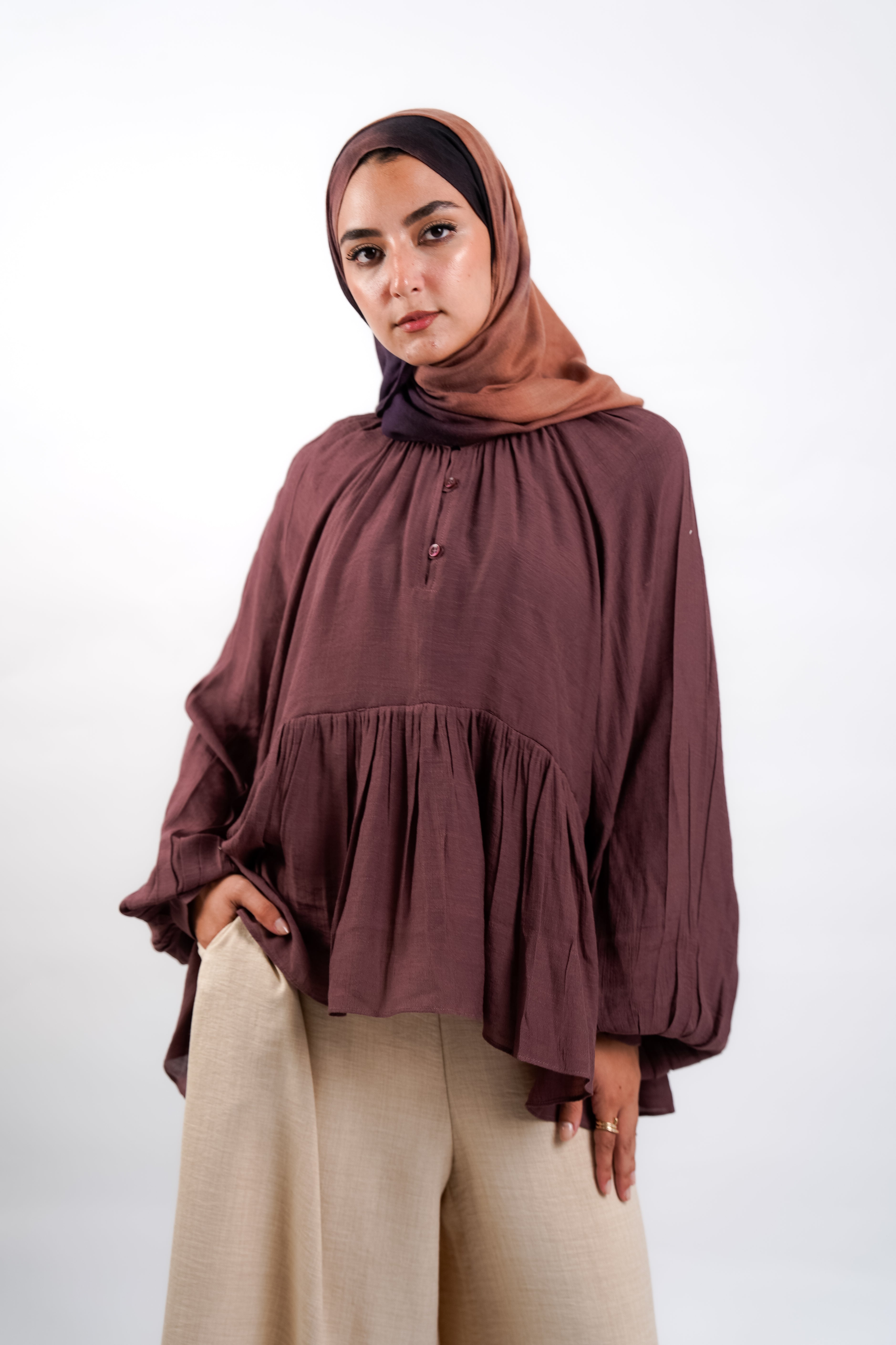 Plum Lark Blouse