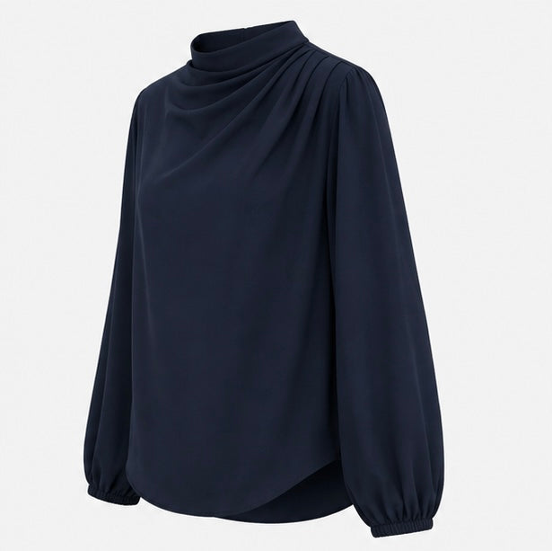Dark Navy Solana Blouse