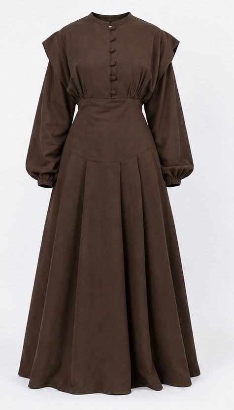 Chocolate Genoa Dress