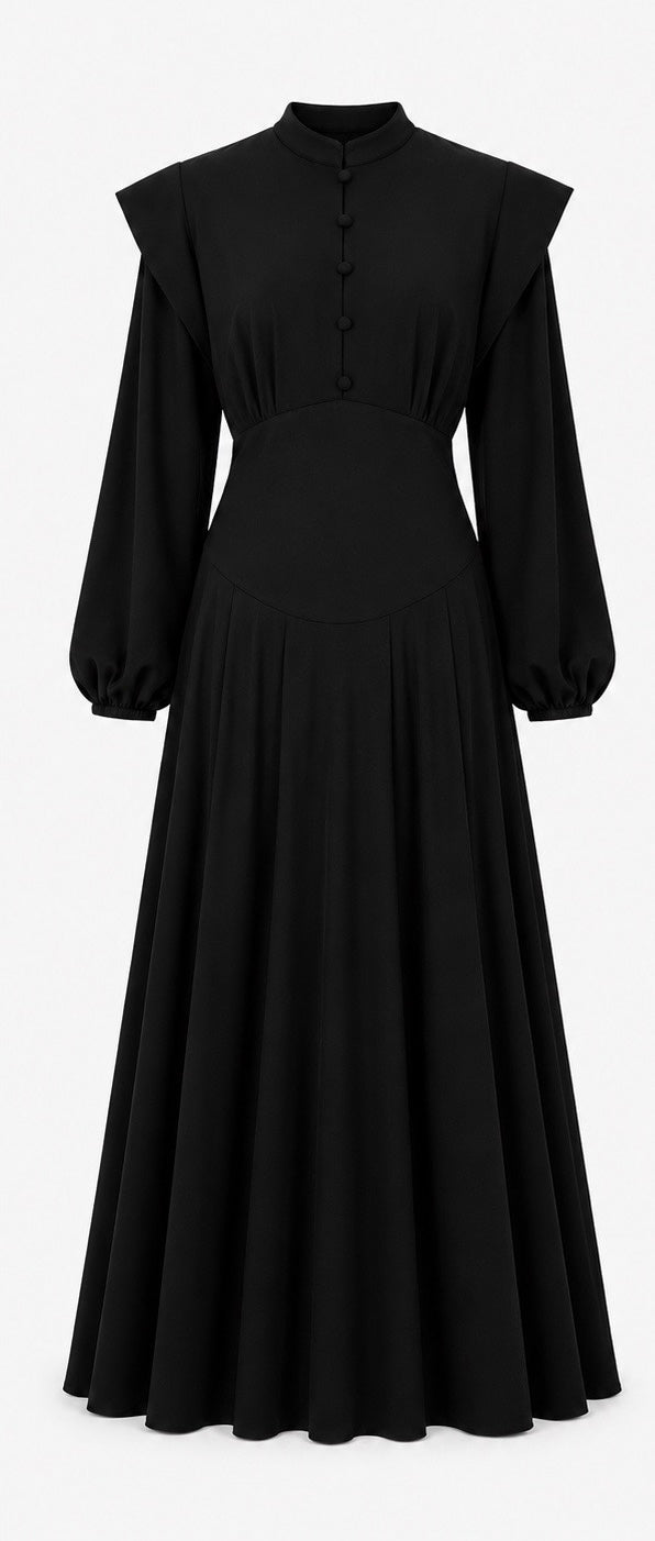 Black Genoa Dress