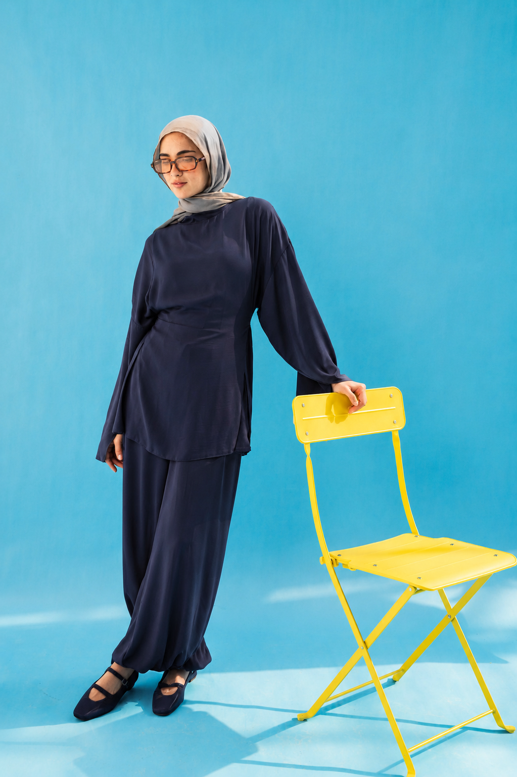 Midnight Liwa Blouse