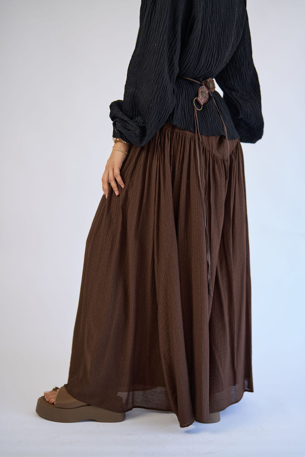 Chocolate Elara Skirt