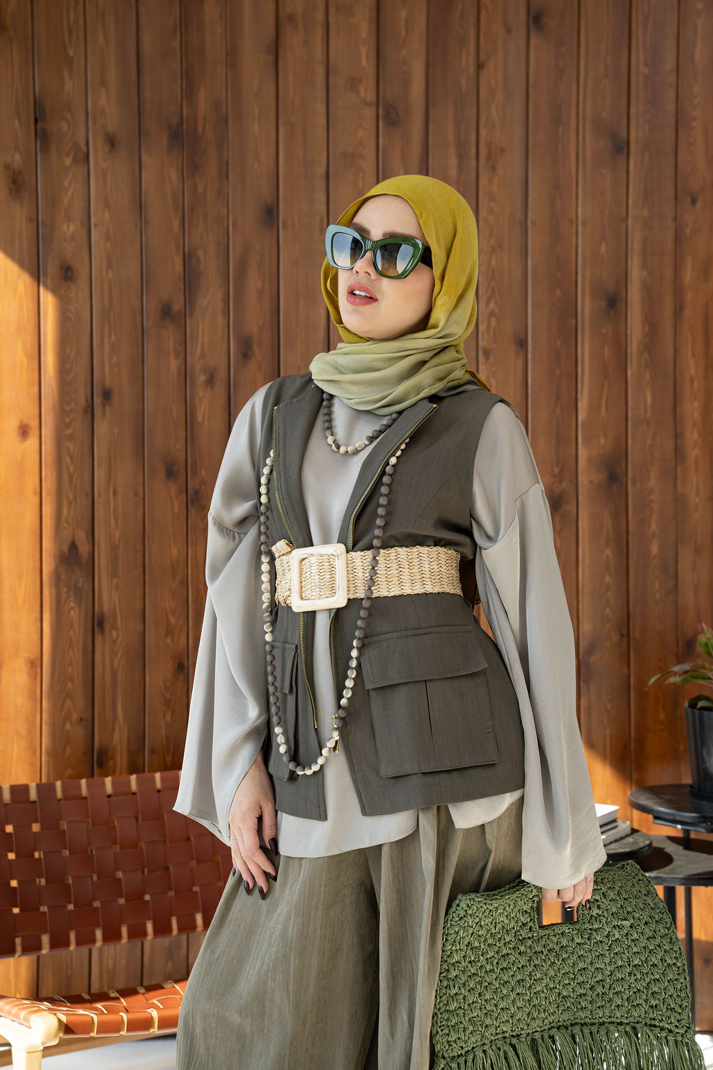 Sand Liwa Blouse