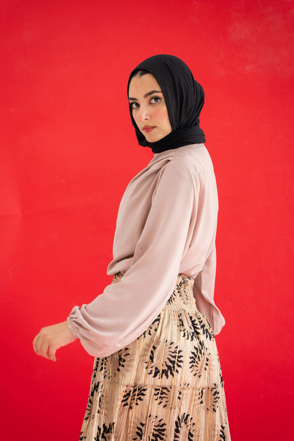 Tan Solana Blouse