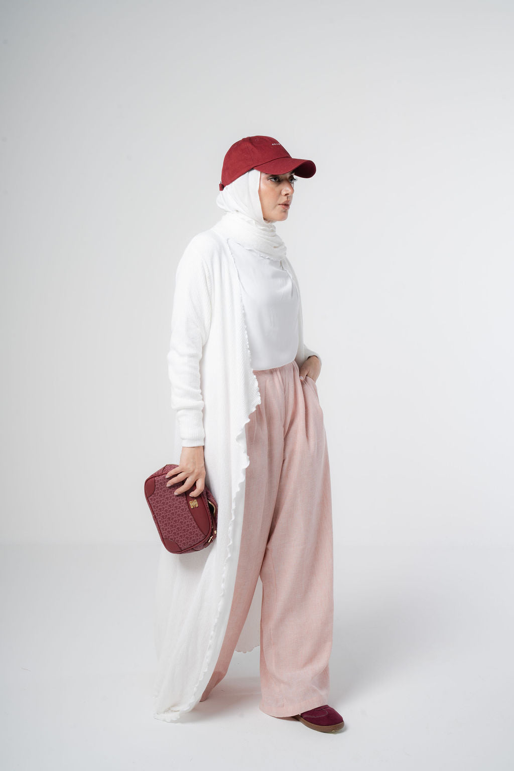 Peach Office Pants