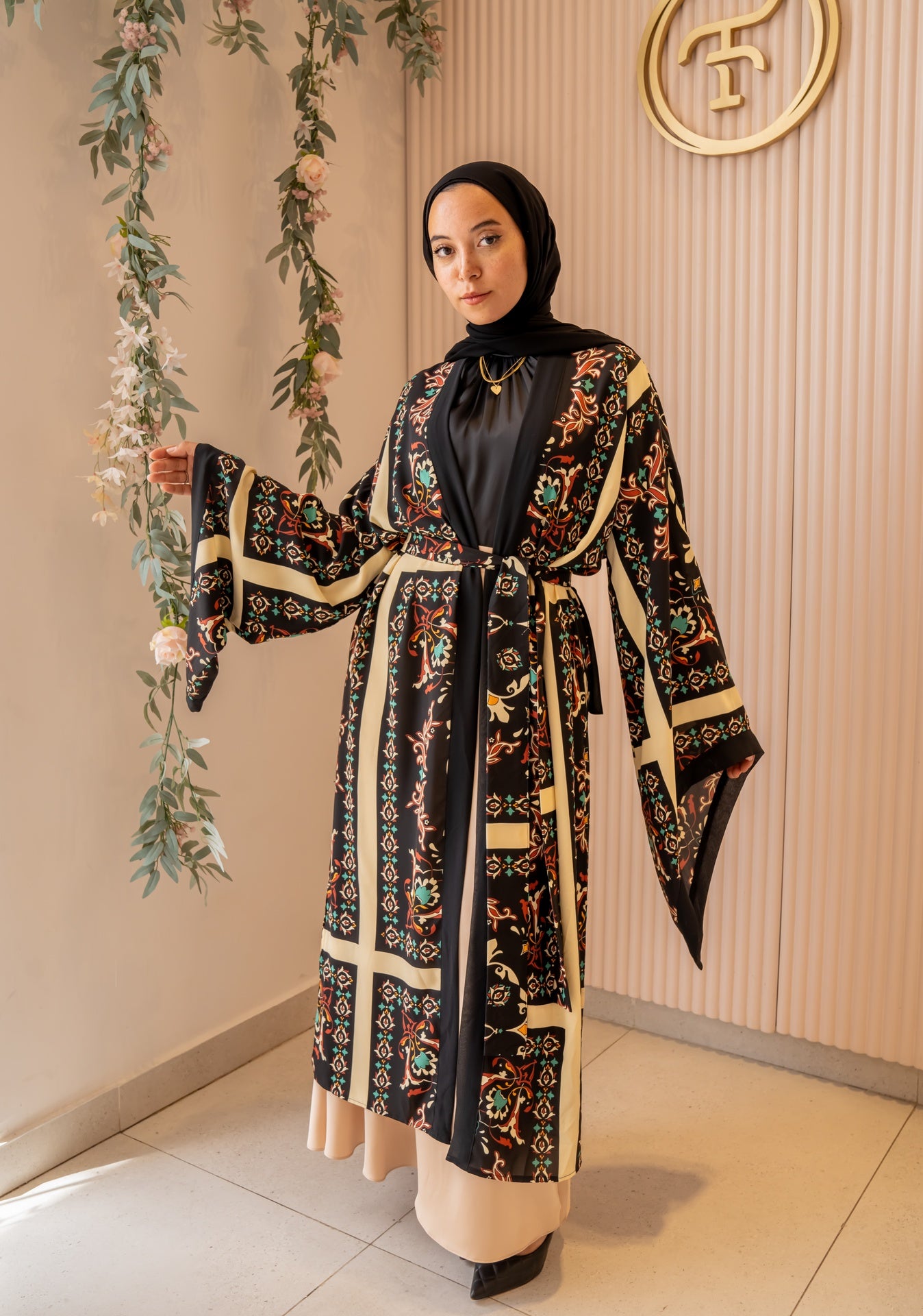 Black Alora Kimono