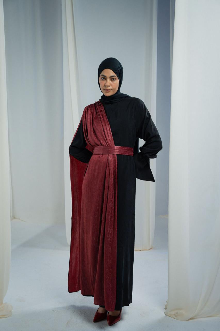 Black Sham Abaya
