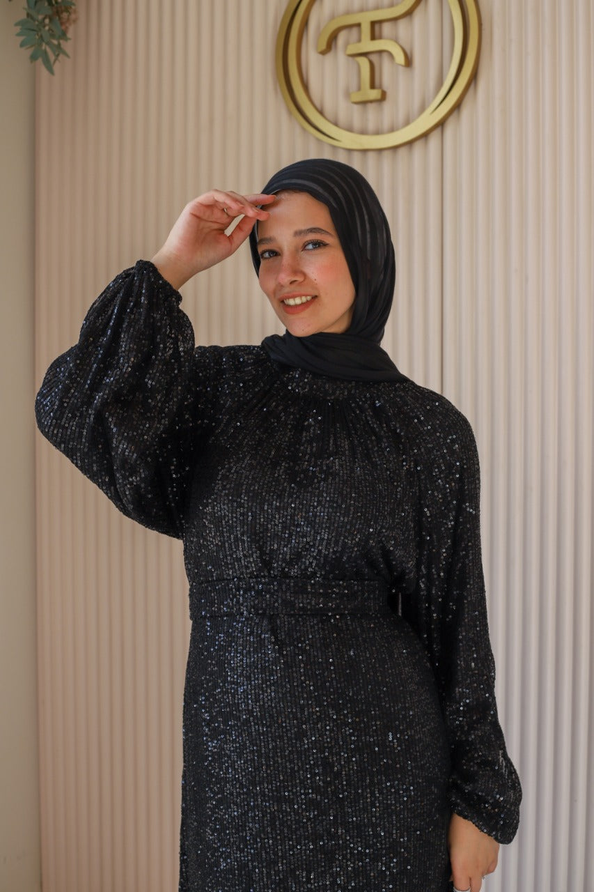 Black Bling Bling Dress