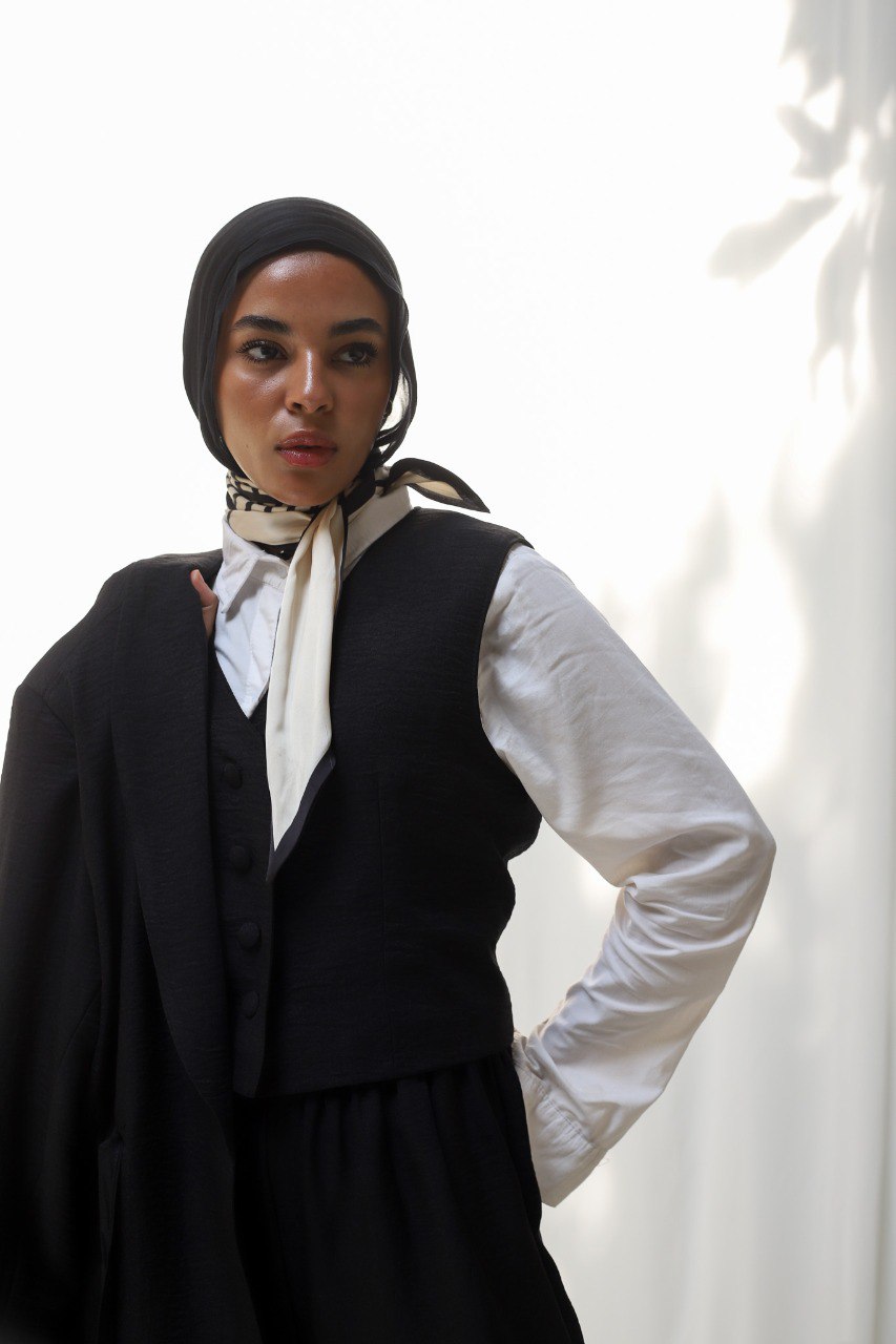 Black Banker Vest